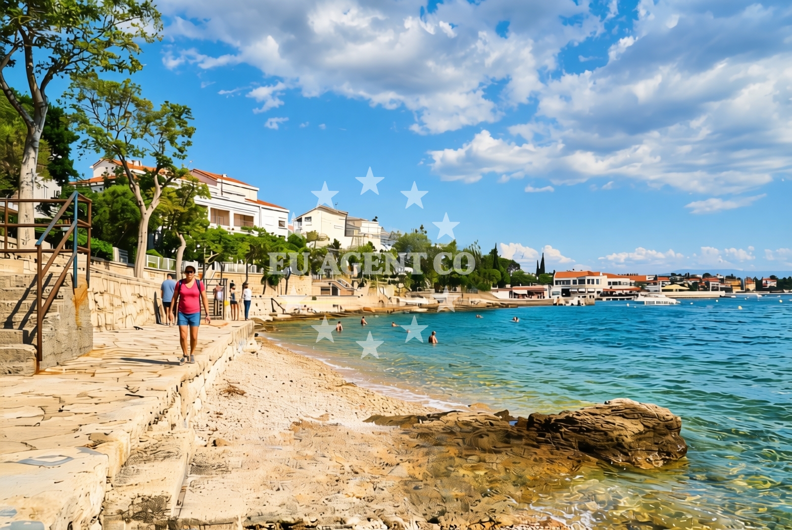 Additional view of Amabilis beach in 56D Ulica Emila Antića, Selce