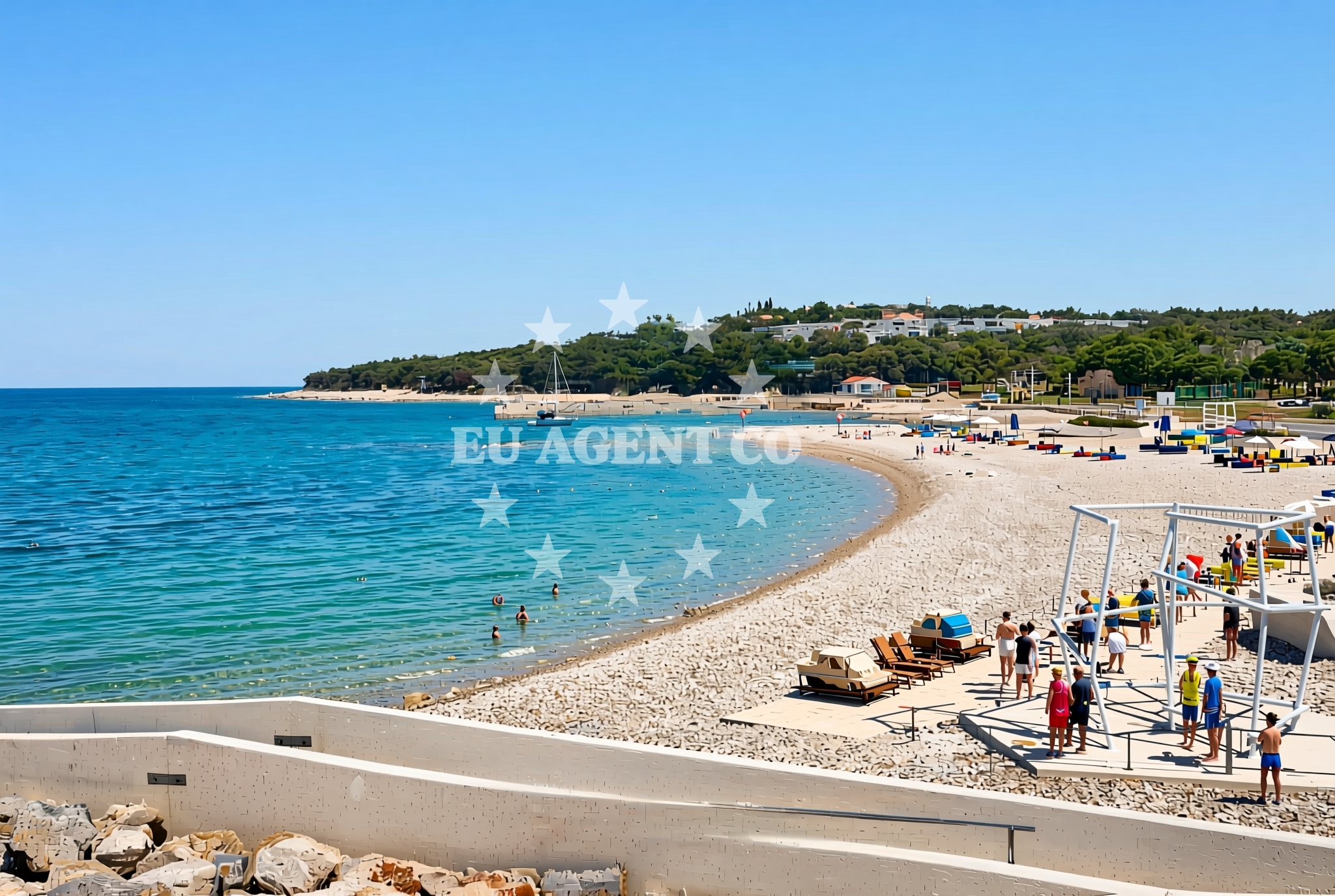 Additional view of Amarin beach in Val de Lesso 5, Rovinj