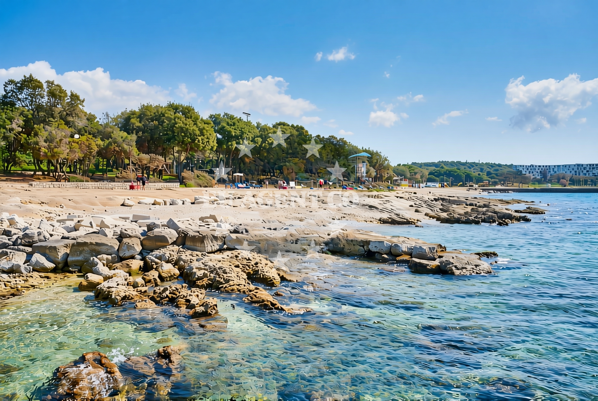 Additional view of Amarin beach in Val de Lesso 5, Rovinj