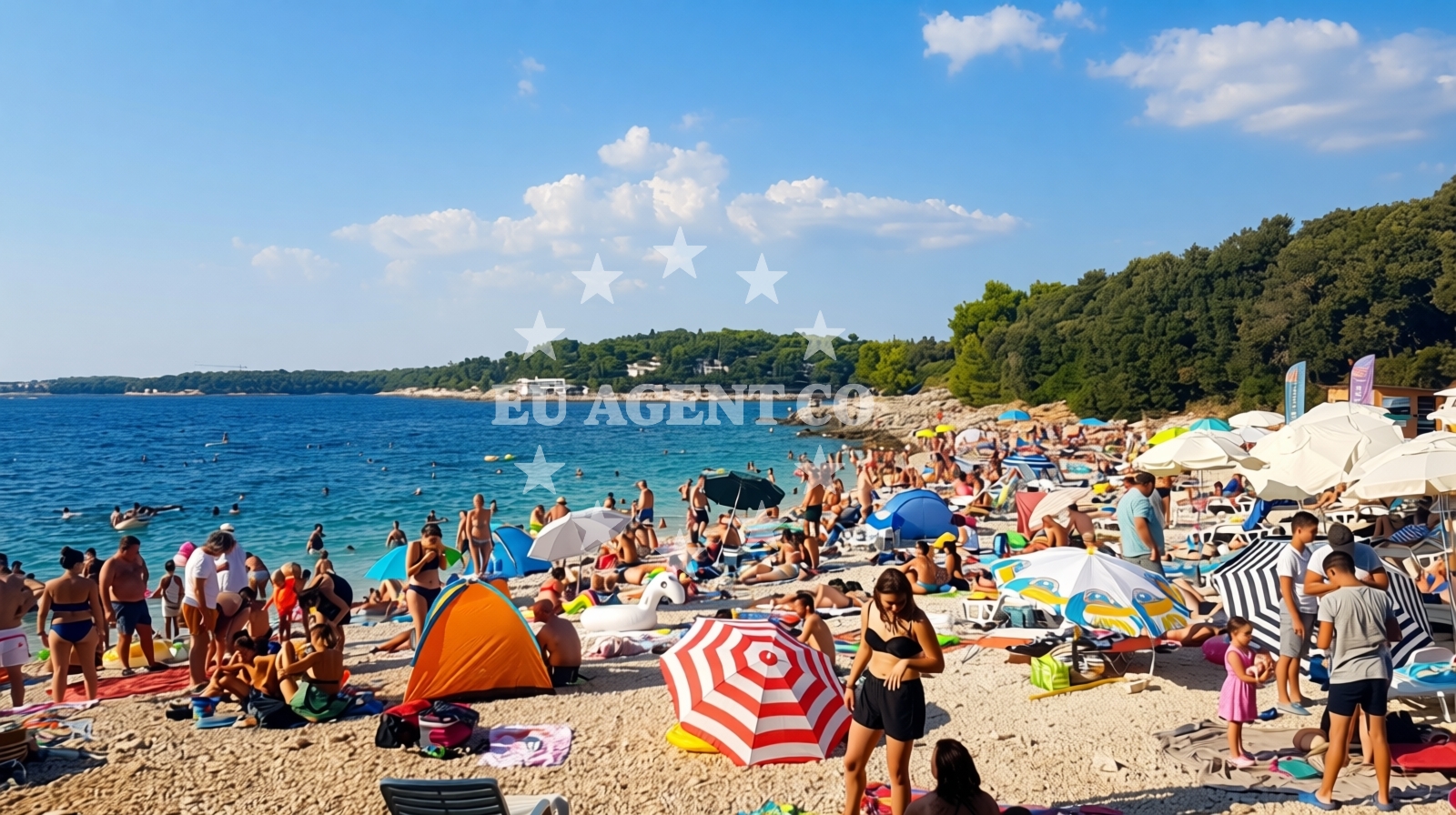 Additional view of Ambrela beach in Verudella 16, Pula