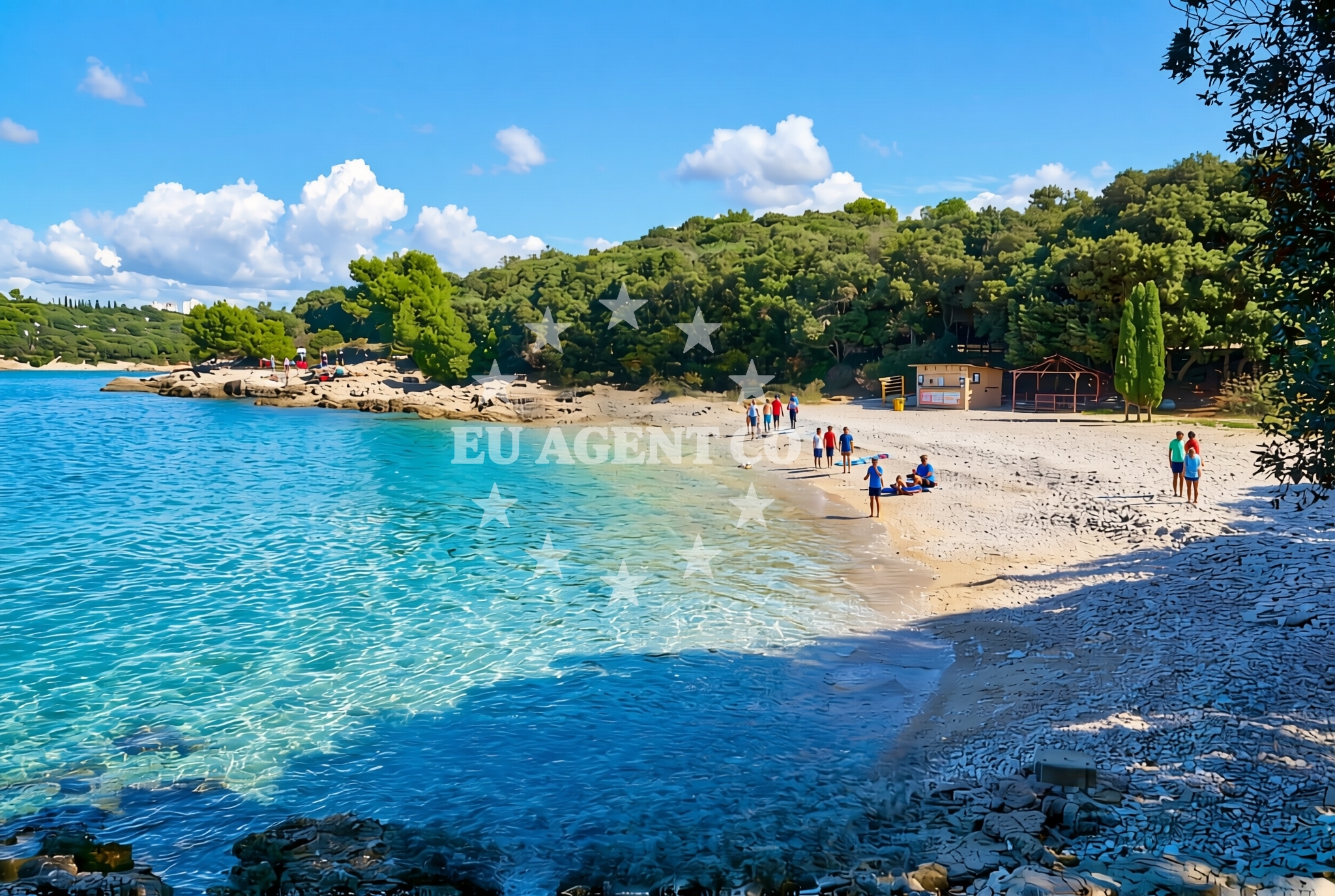 Additional view of Ambrela beach in Verudella 16, Pula