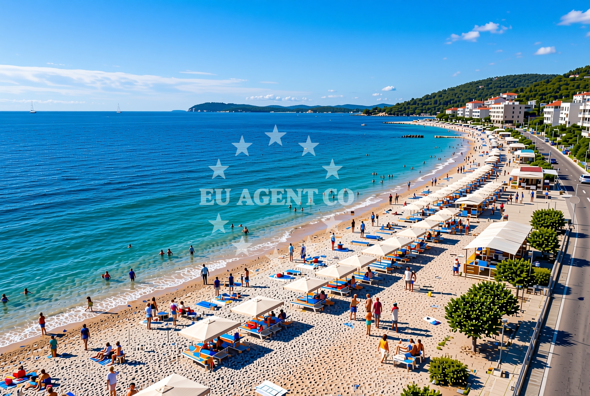 Additional view of Ambrela beach in Verudella 16, Pula