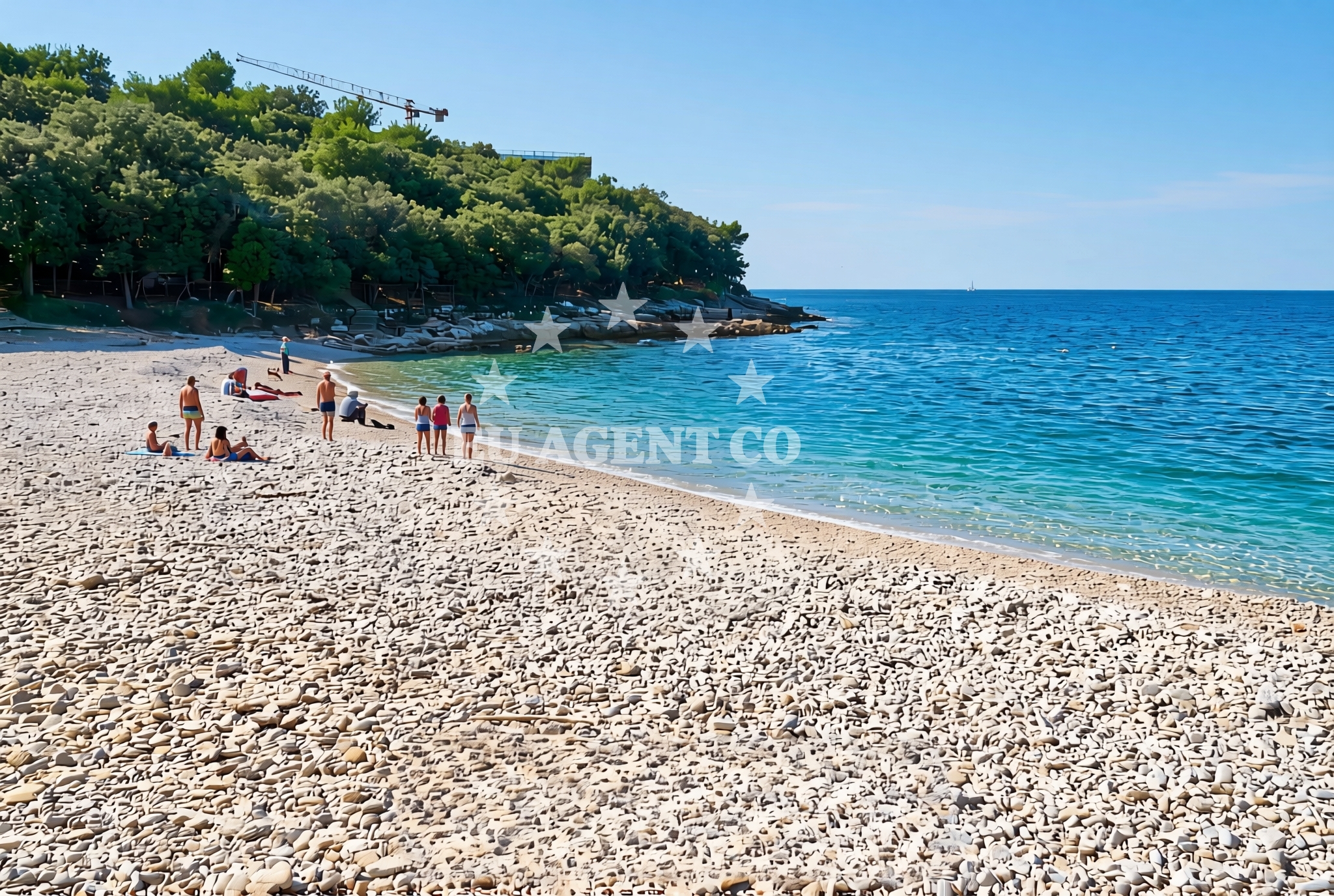 Additional view of Ambrela beach in Verudella 16, Pula