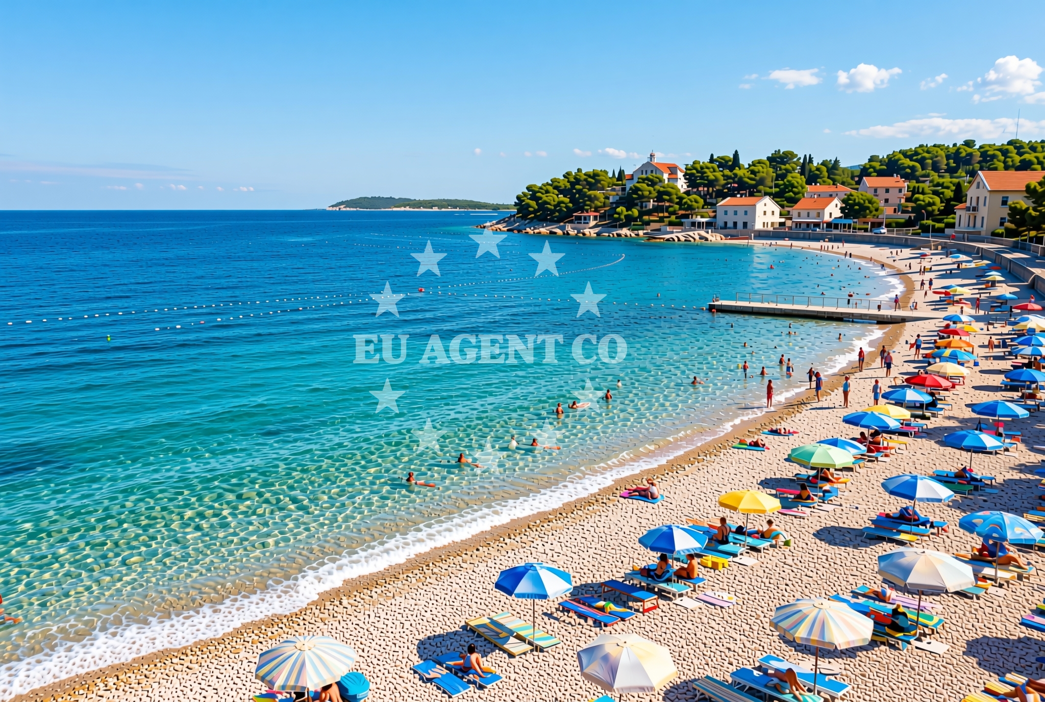 Additional view of Ambrela beach in Verudella 16, Pula