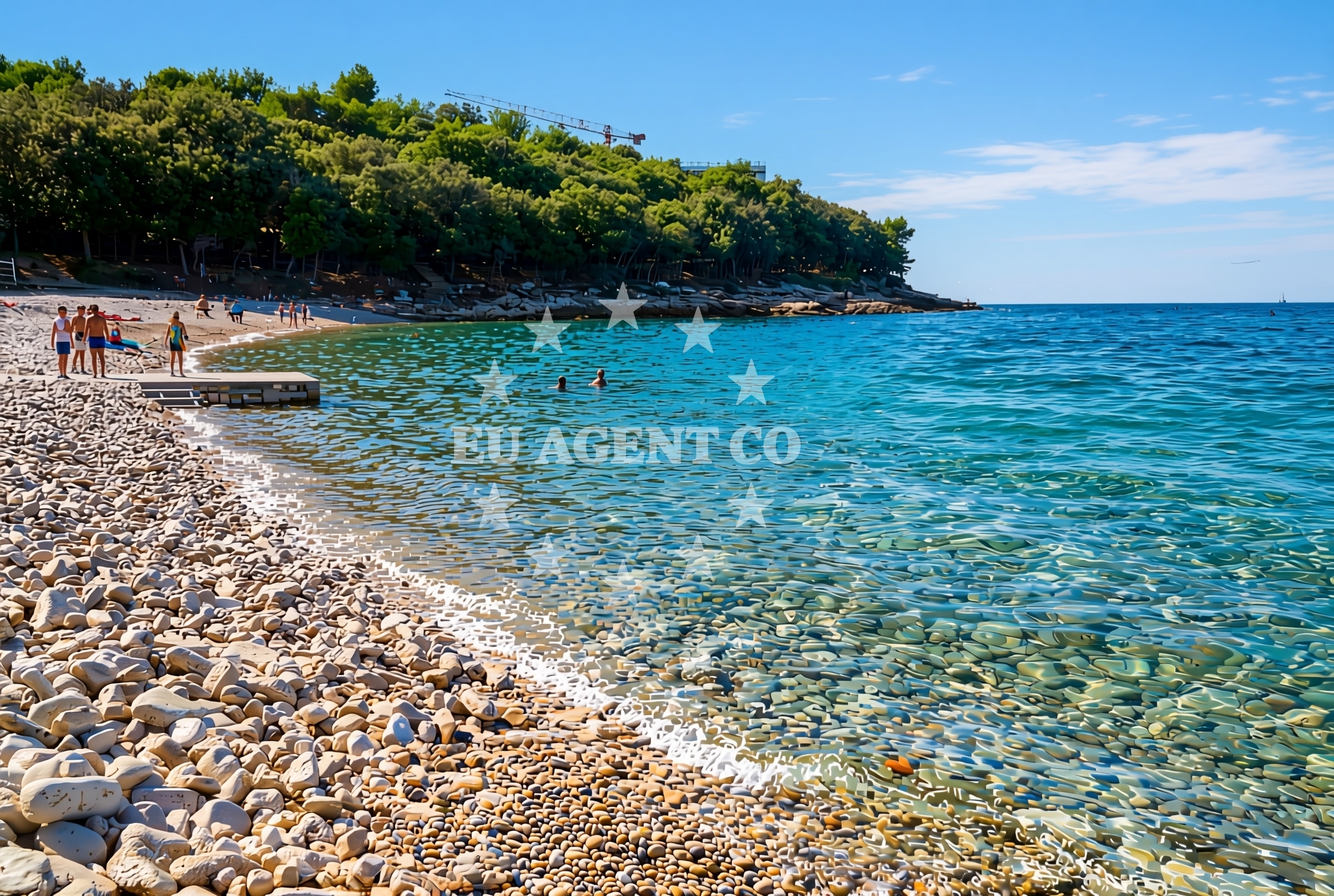 Additional view of Ambrela beach in Verudella 16, Pula