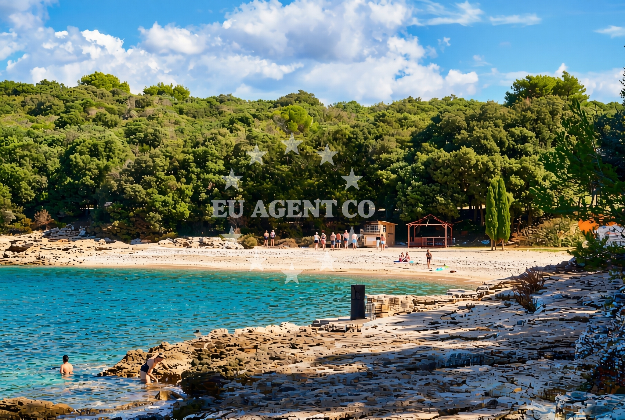 Additional view of Ambrela beach in Verudella 16, Pula