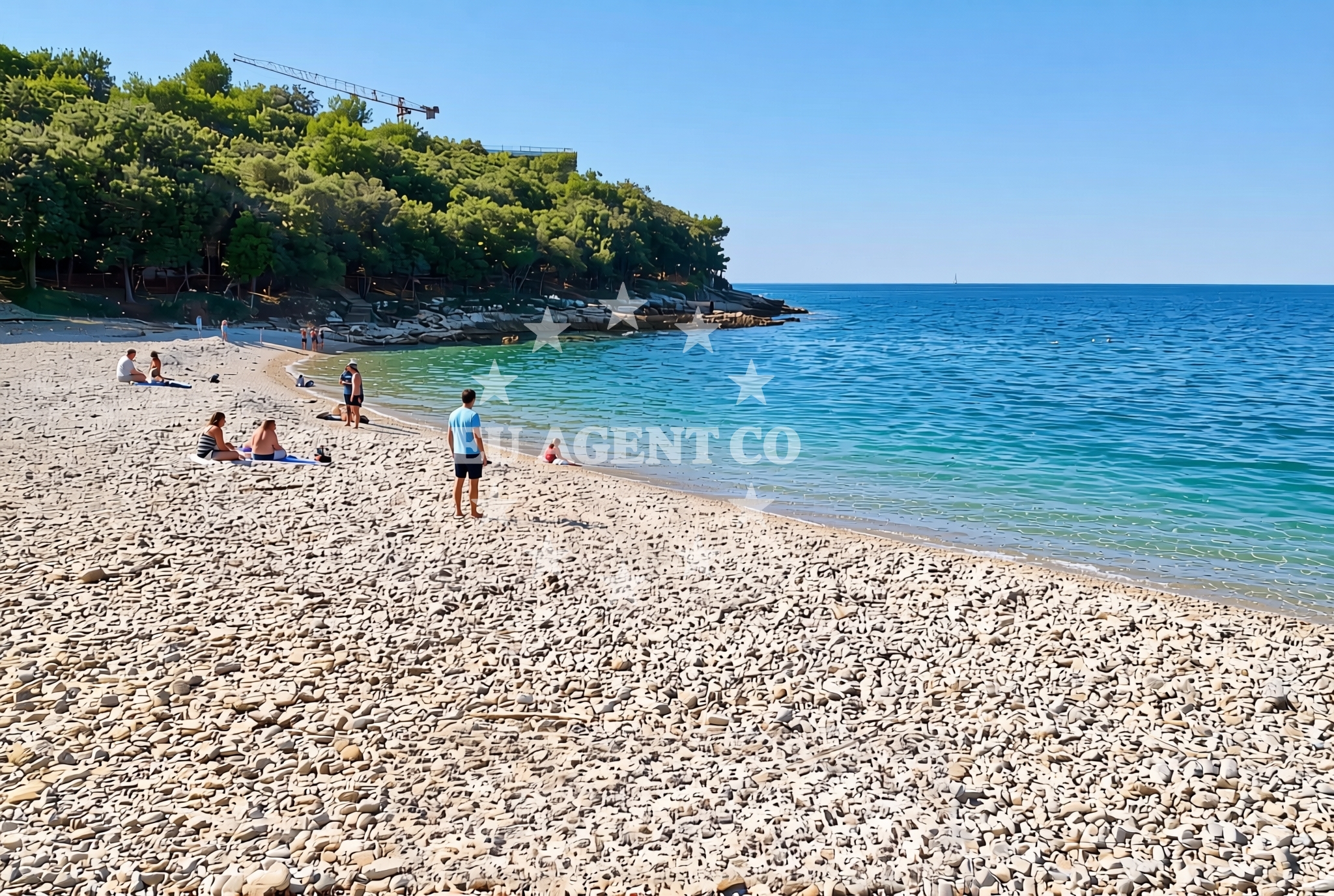 Additional view of Ambrela (Sveti Ivan), Pula Beach in Ambrela (Sveti Ivan)