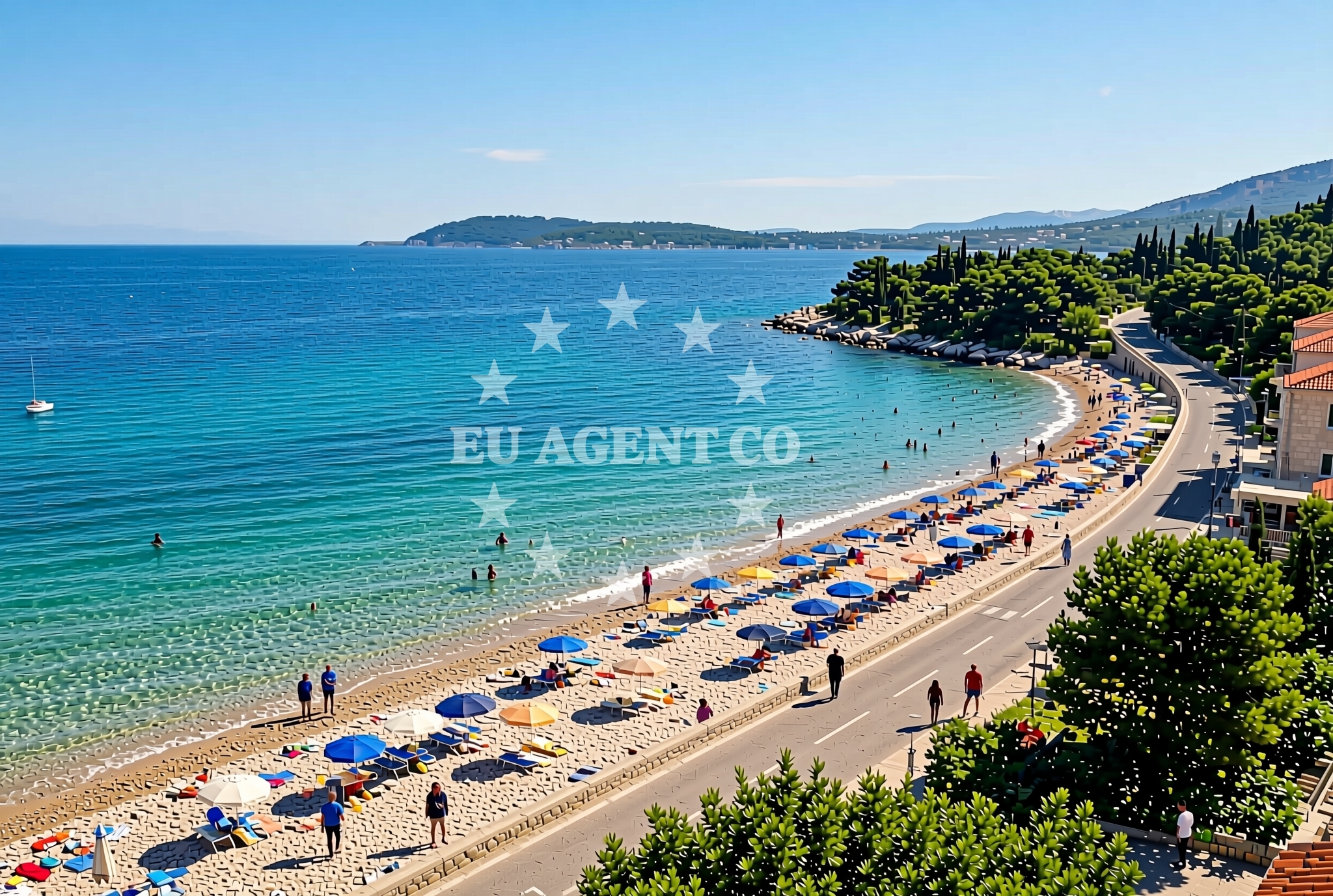 Additional view of Ambrela (Sveti Ivan), Pula Beach in Ambrela (Sveti Ivan)