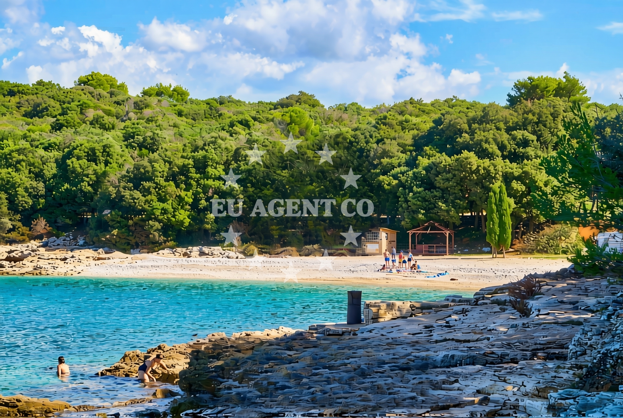 Additional view of Ambrela (Sveti Ivan), Pula Beach in Ambrela (Sveti Ivan)