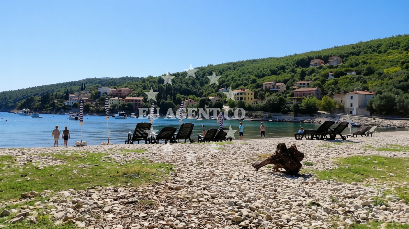 Additional view of Andrea beach in Marina 39 Sveta Marina, Rabac