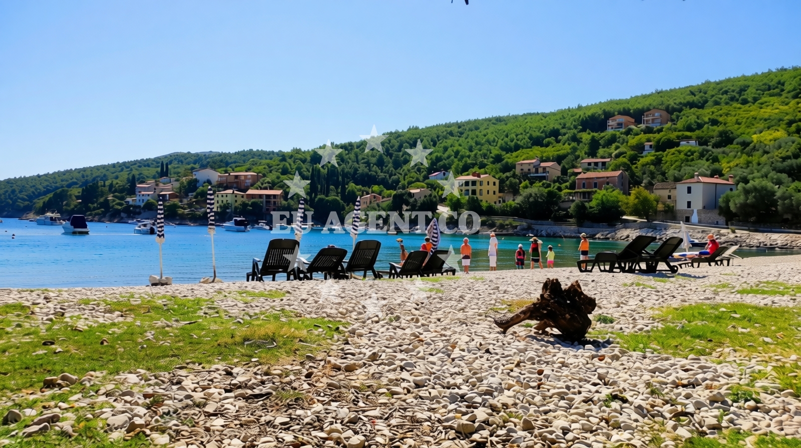 Additional view of Andrea beach in Marina 39 Sveta Marina, Rabac