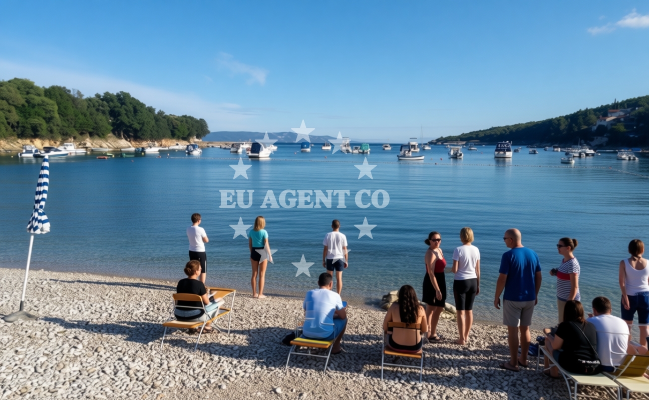 Additional view of Andrea beach in Marina 39 Sveta Marina, Rabac