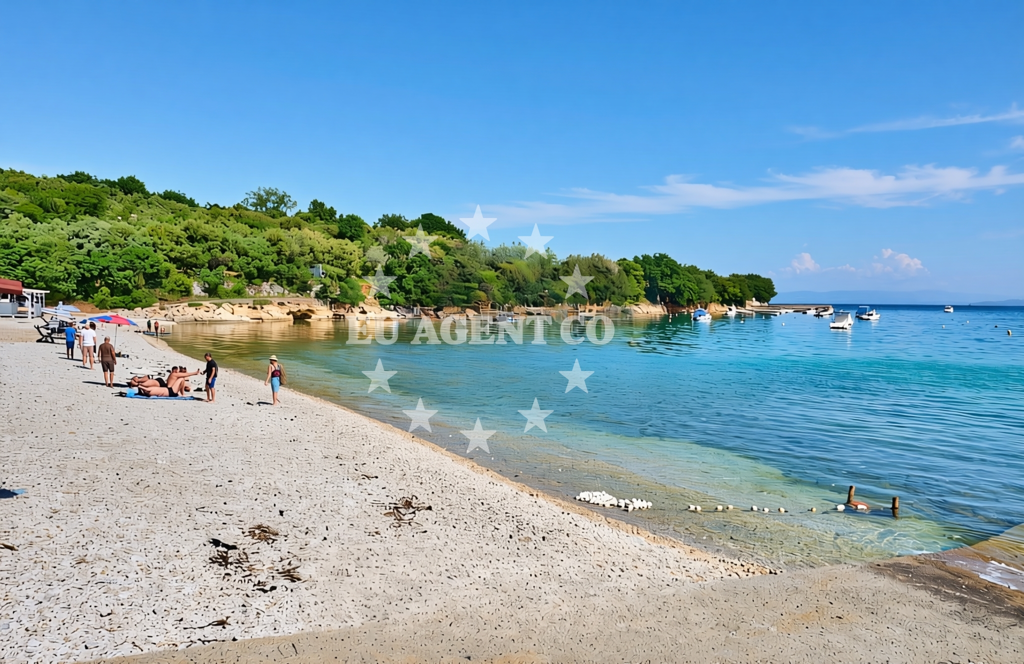 Additional view of Andrea beach in Marina 39 Sveta Marina, Rabac