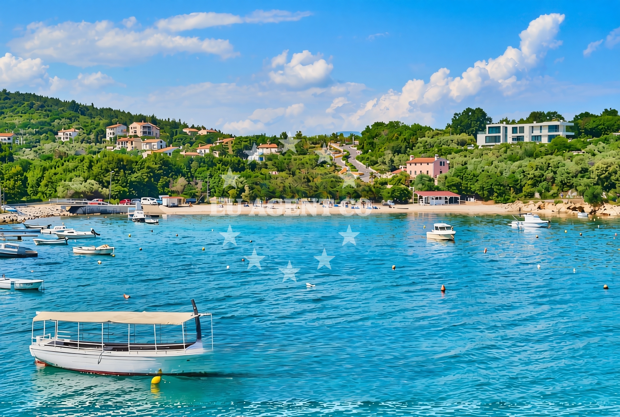 Additional view of Andrea beach in Marina 39 Sveta Marina, Rabac