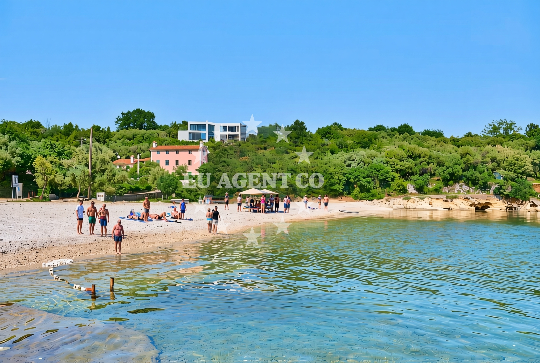 Additional view of Andrea beach in Marina 39 Sveta Marina, Rabac