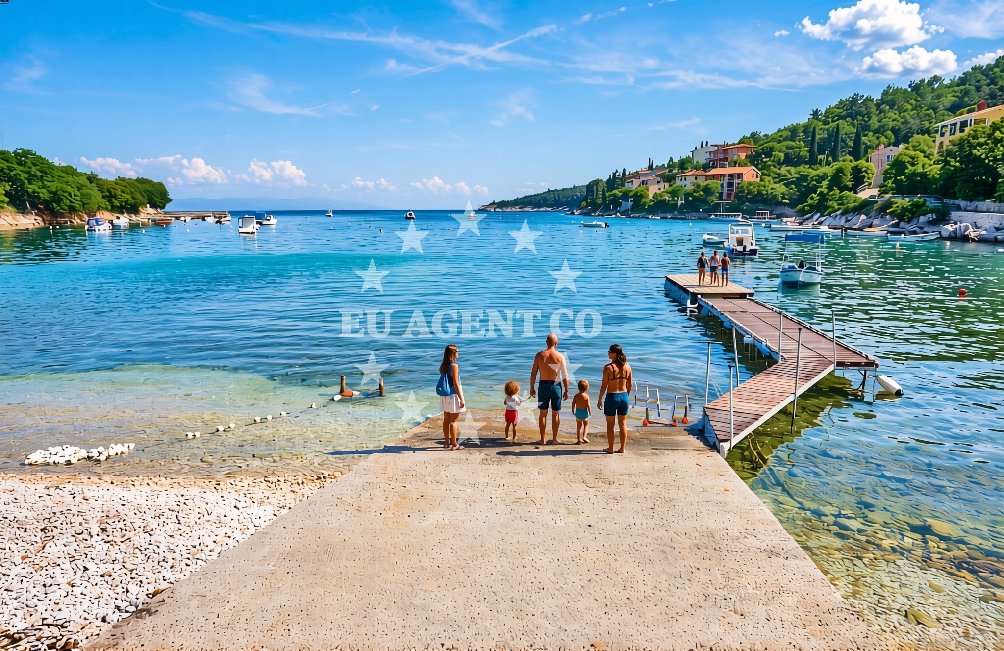 Additional view of Andrea beach in Marina 39 Sveta Marina, Rabac
