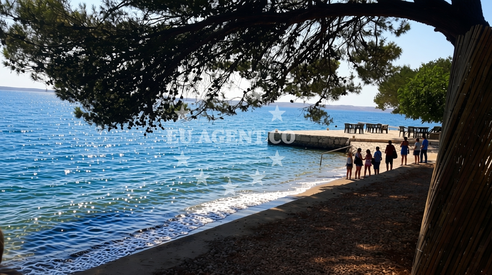Additional view of Ante Beach in Kopovine 7, Tribanj-Krušćica
