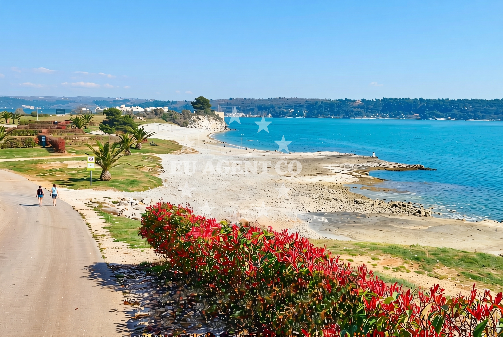 Overview of Antenal: beaches and coves in Antenal