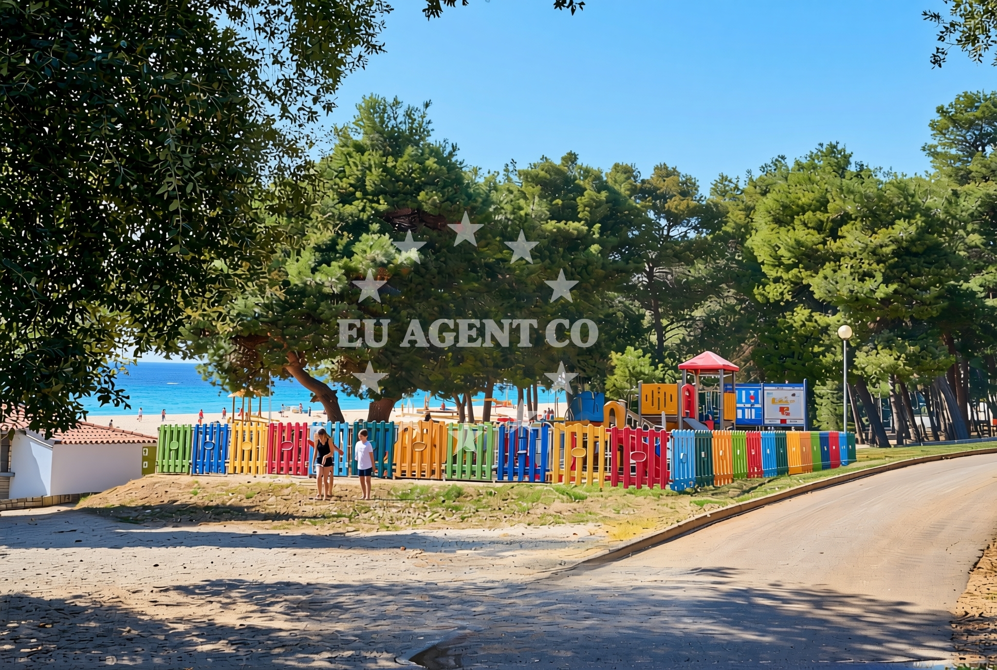 Beach facilities and surroundings at Antenal: beaches and coves in Antenal