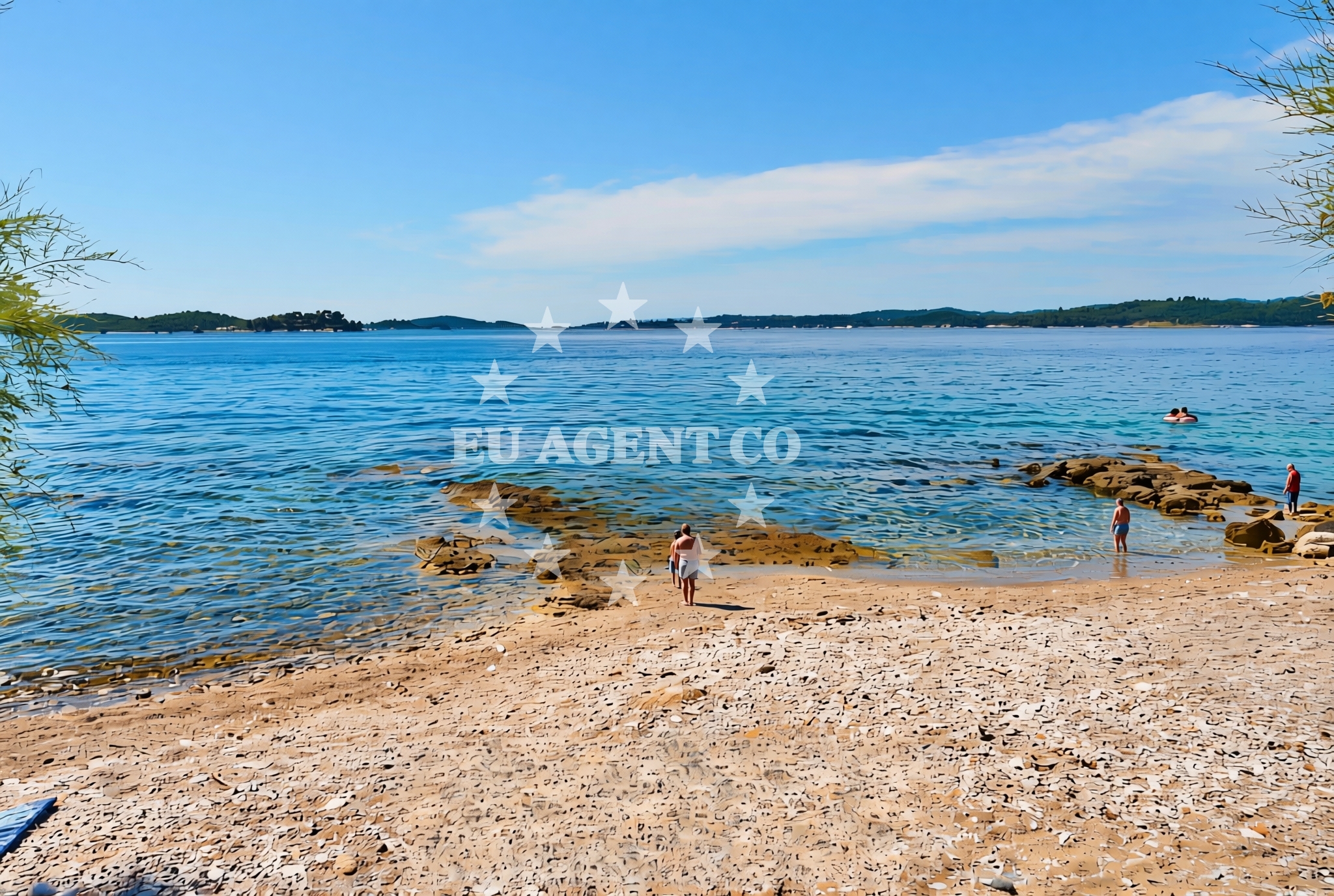 Beach facilities and surroundings at Anuncijata, Orebić Beach in Anuncijata