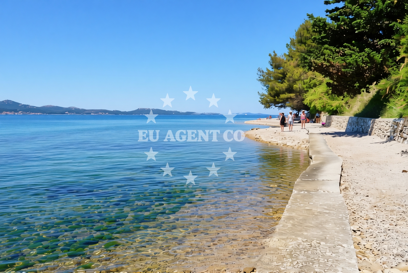 Overview of Arbanasi (Karma), Zadar Beach in Arbanasi (Karma)