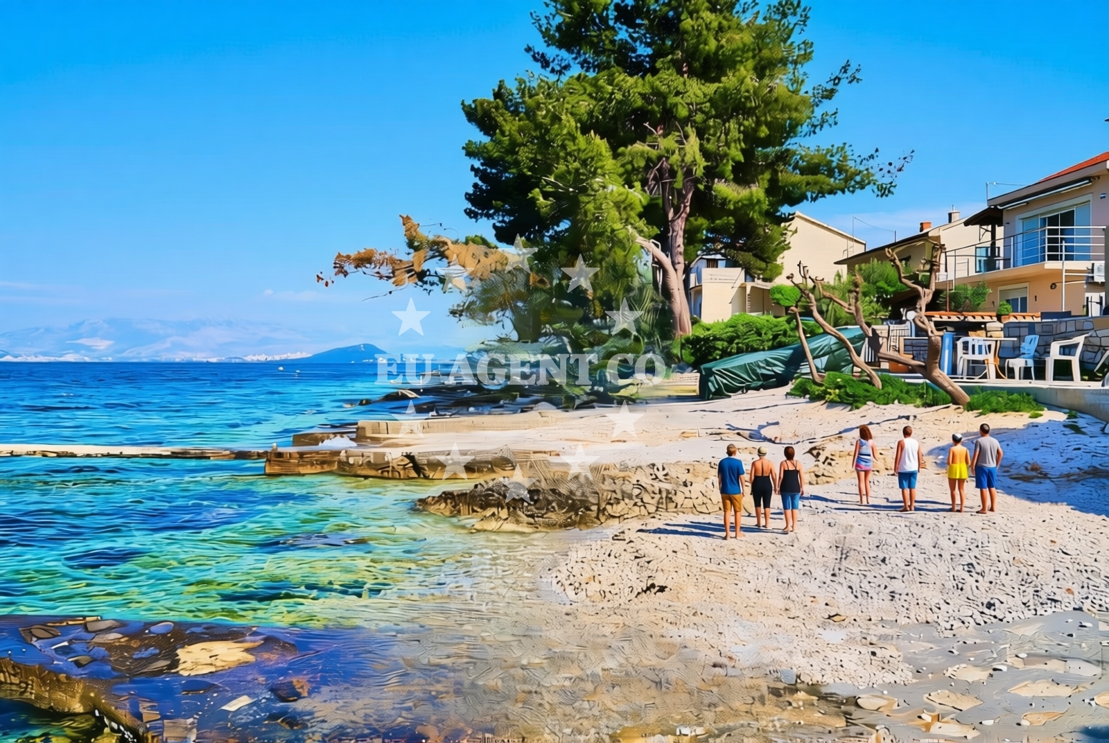 Overview of Arbanija (Čiovo): beaches and coves (5) in Arbanija (Čiovo)