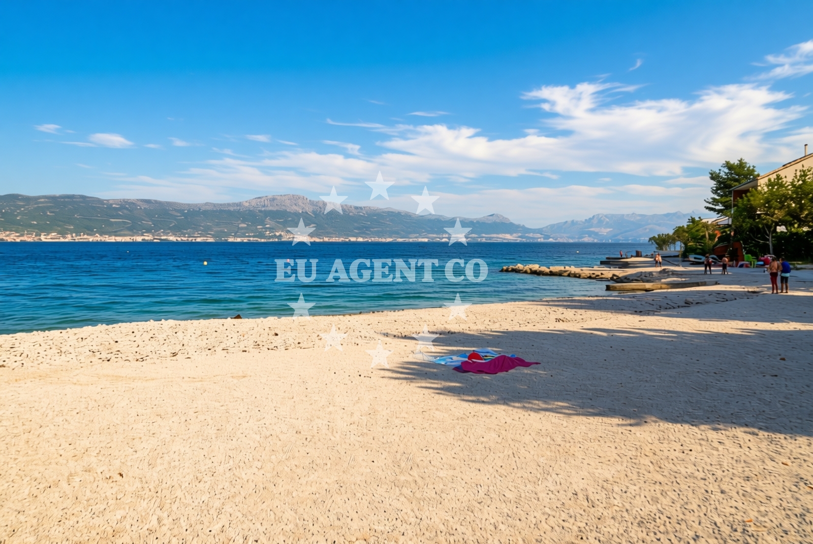 Shoreline and swimming area at Arbanija (Čiovo): beaches and coves (5) in Arbanija (Čiovo)