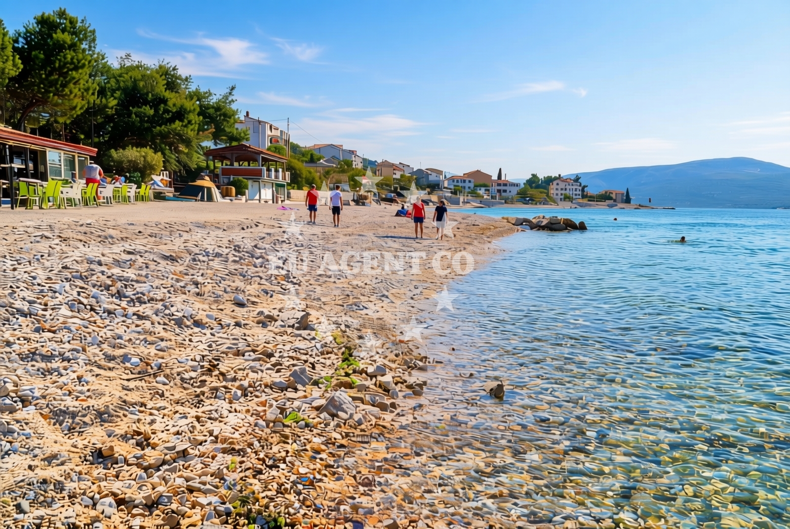 Sea and coastal view of Arbanija (Čiovo): beaches and coves (5) in Arbanija (Čiovo)
