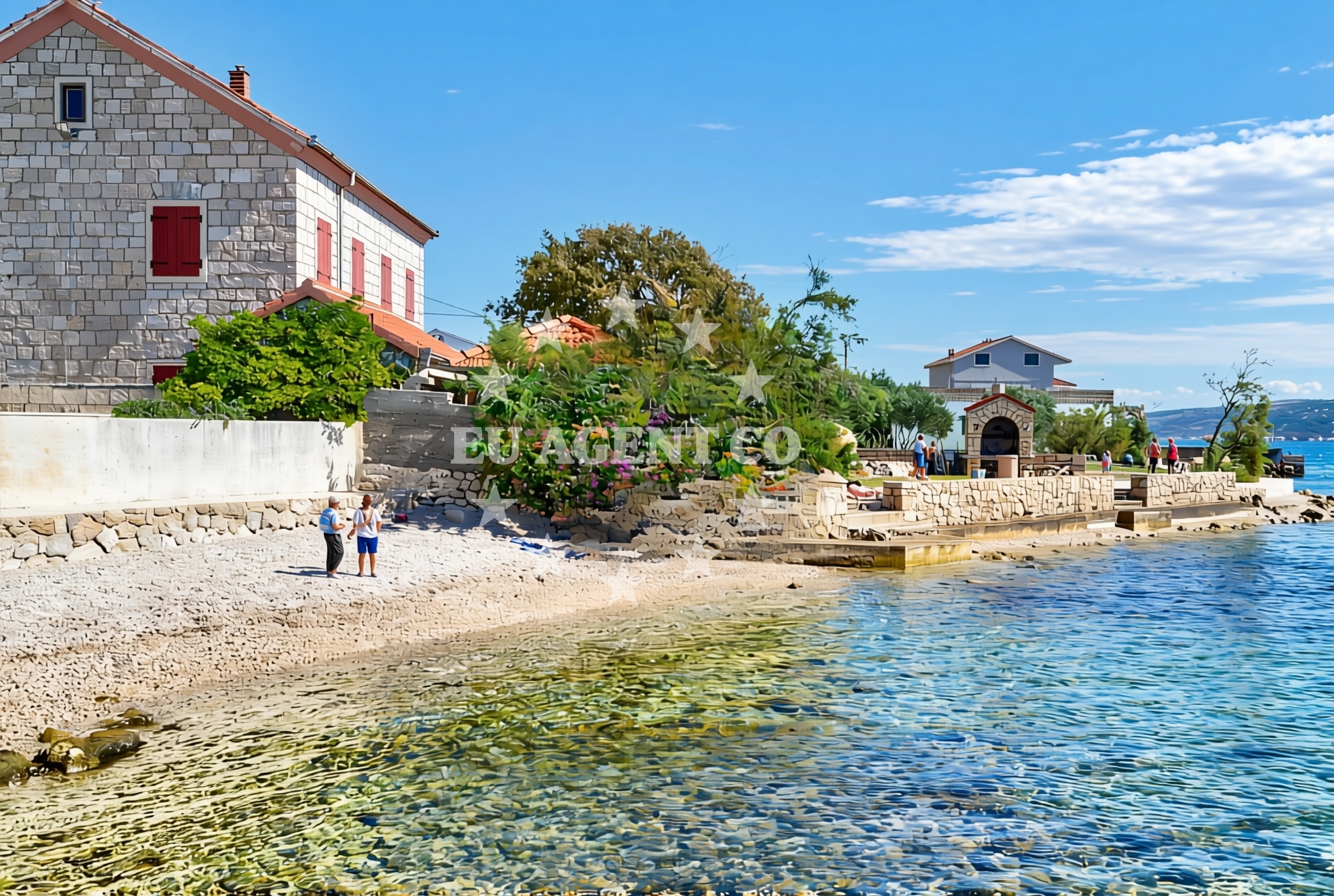 Overview of Argyruntum, Starigrad Beach in Argyruntum
