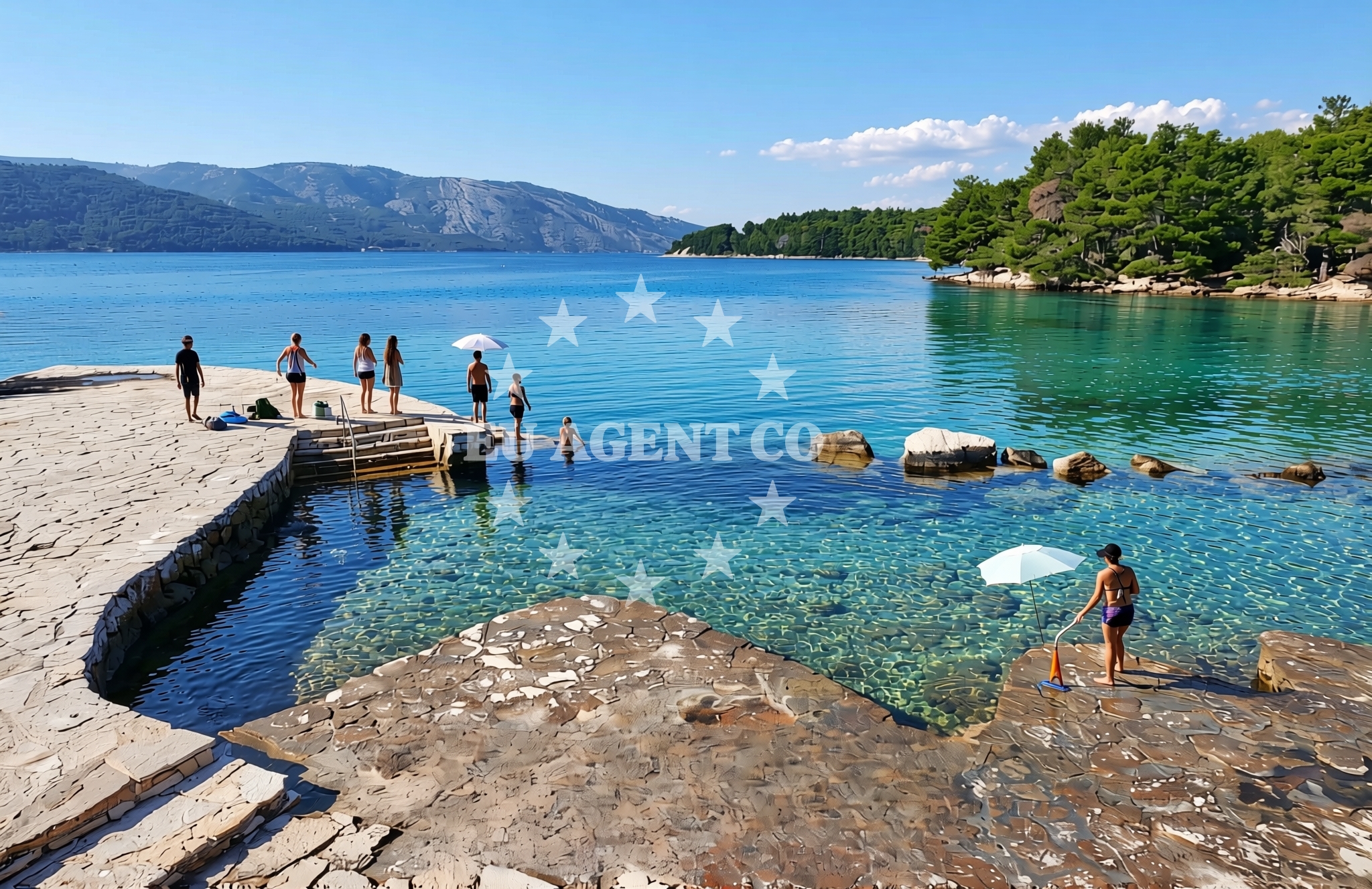 Overview of Arkada, Stari Grad (Hvar) Beach in Arkada