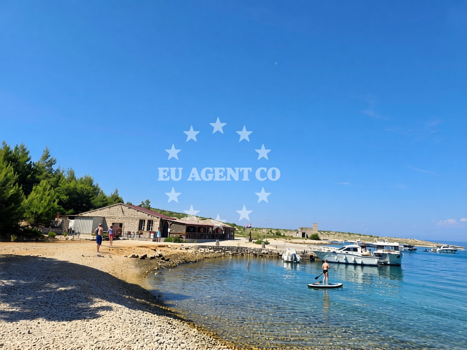 Beach facilities and surroundings at Arta Beach in Lopar 30 A, Lopar