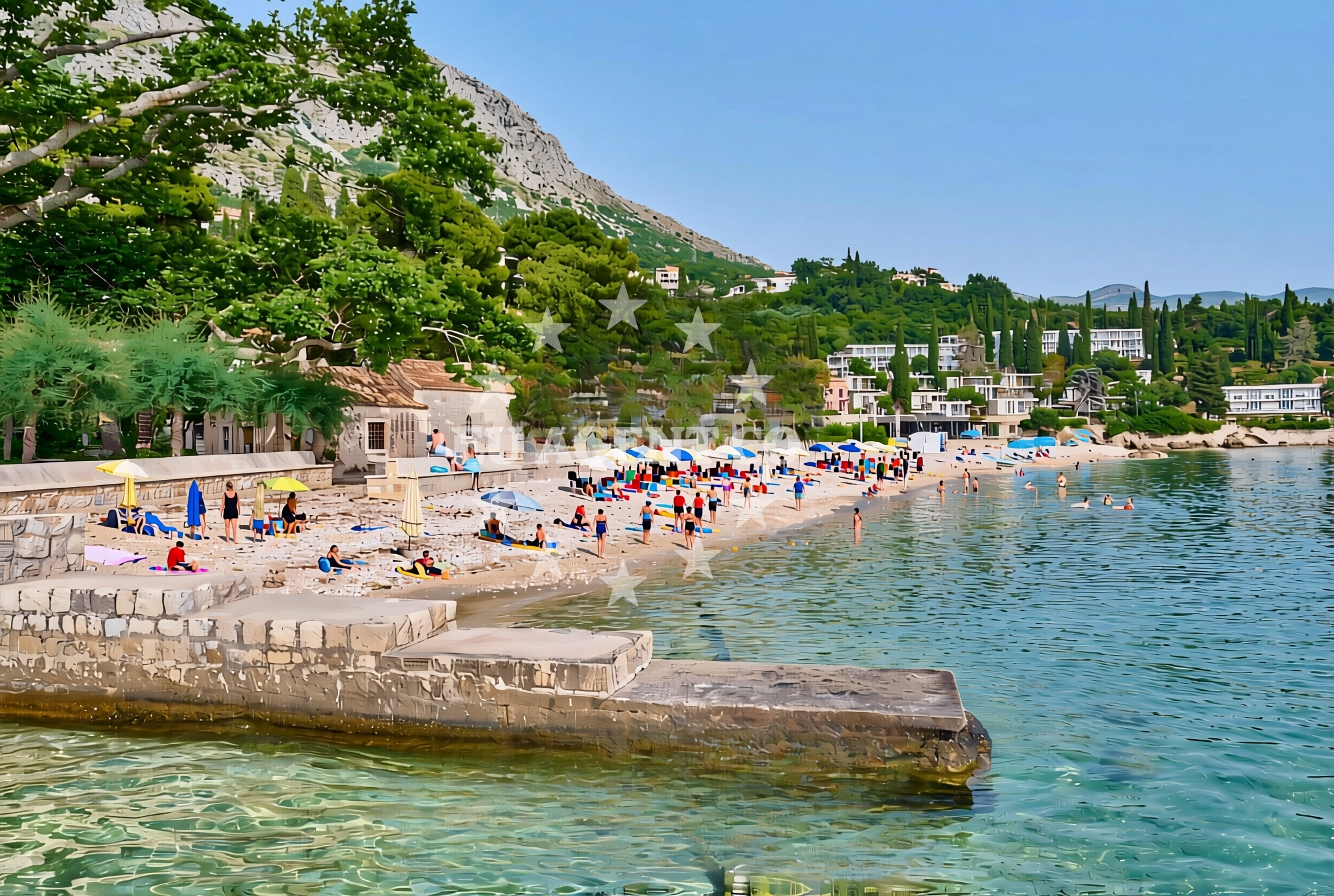 Additional view of Astarea beach in Vrelo 20, Mlini