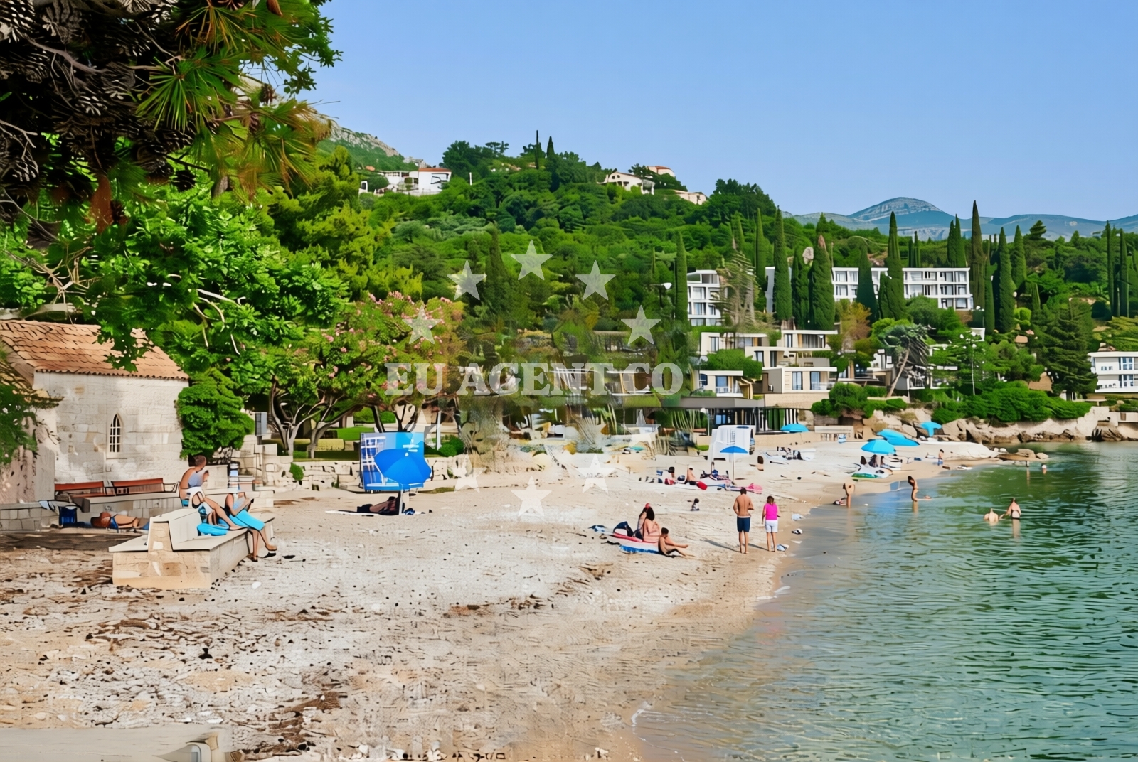 Additional view of Astarea beach in Vrelo 20, Mlini