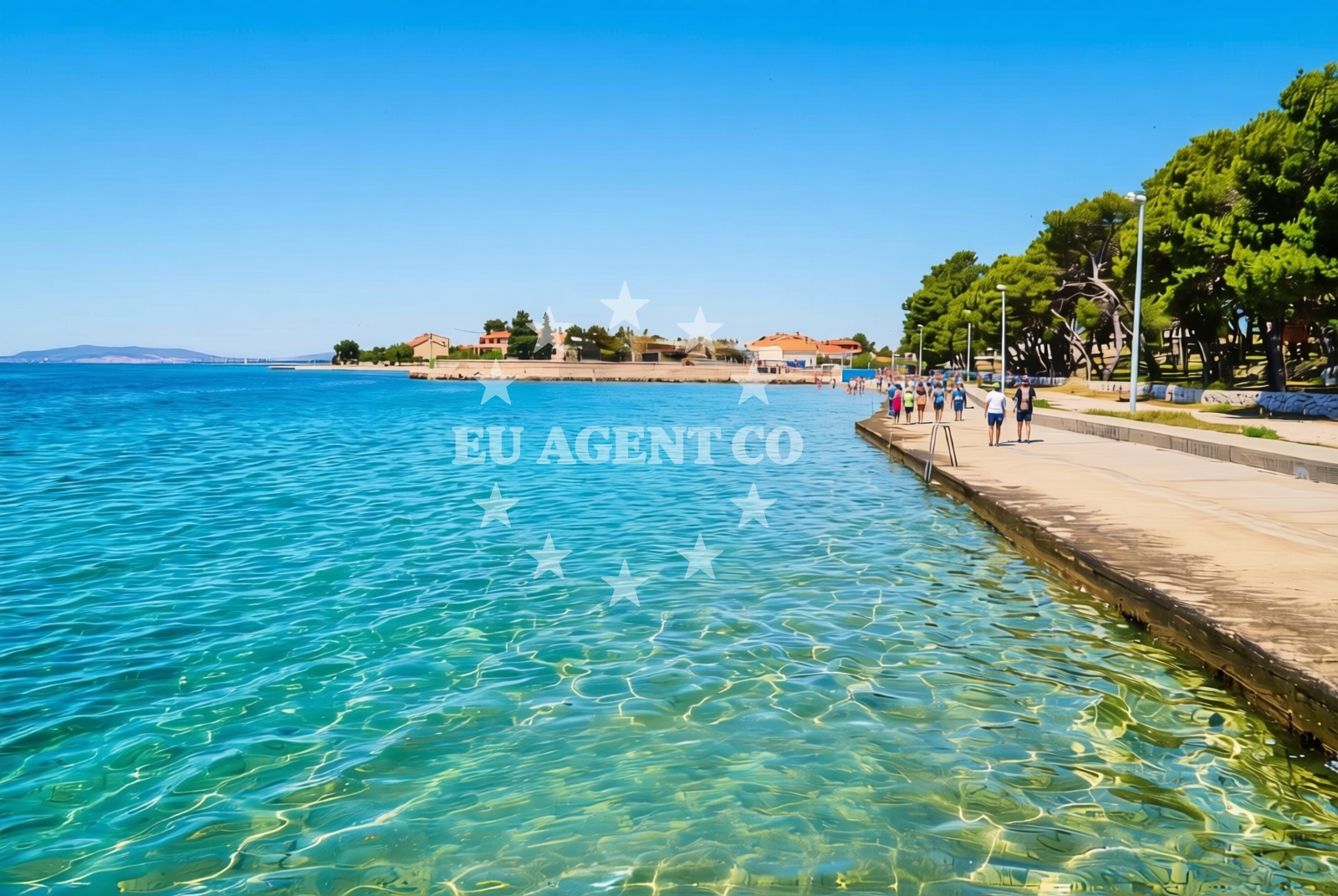 Overview of Autokamp Zablaće, Šibenik Beach in Autokamp Zablaće