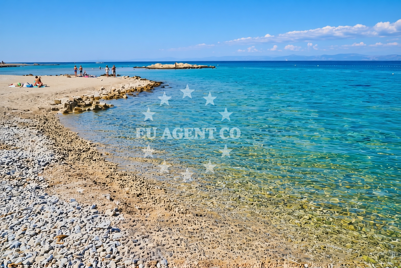 Additional view of Babe jug, Novalja (Pag) Beach in Babe jug