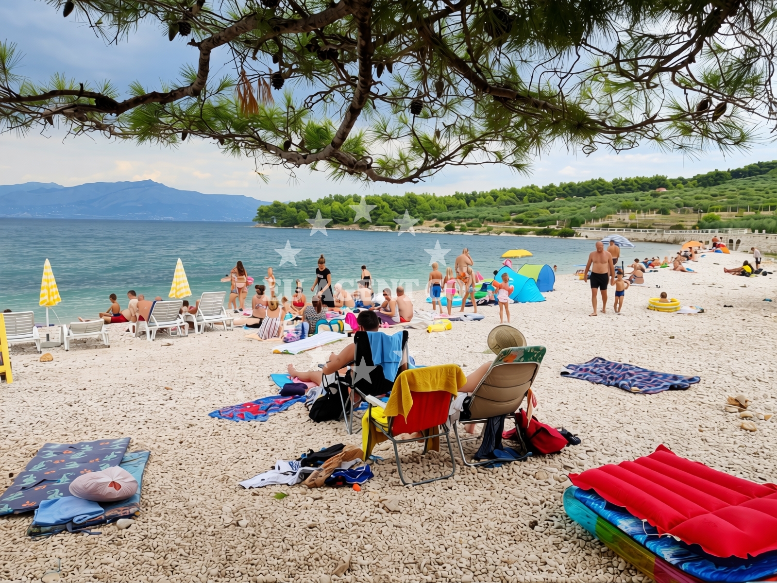 Additional view of Babin Laz beach in Malačnica, Supetar
