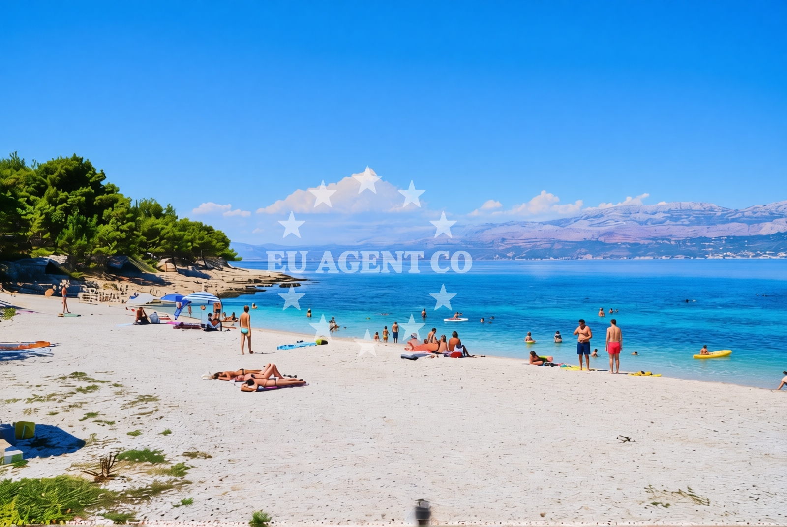 Additional view of Babin Laz beach in Malačnica, Supetar
