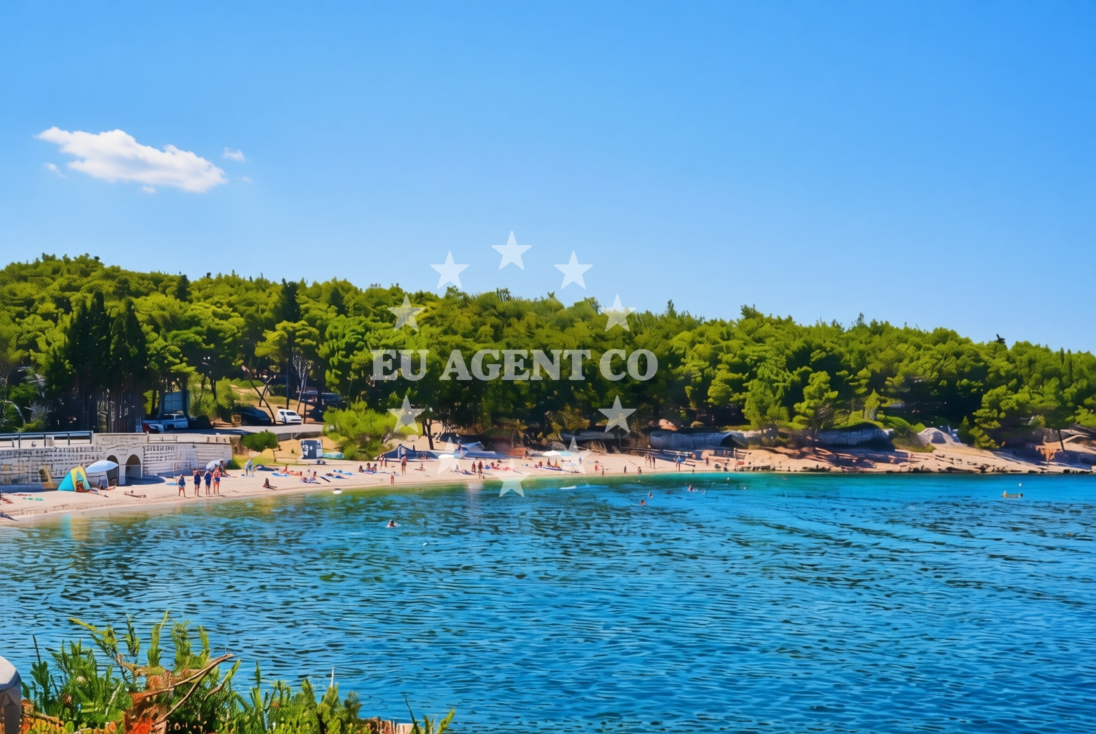 Additional view of Babin Laz beach in Malačnica, Supetar
