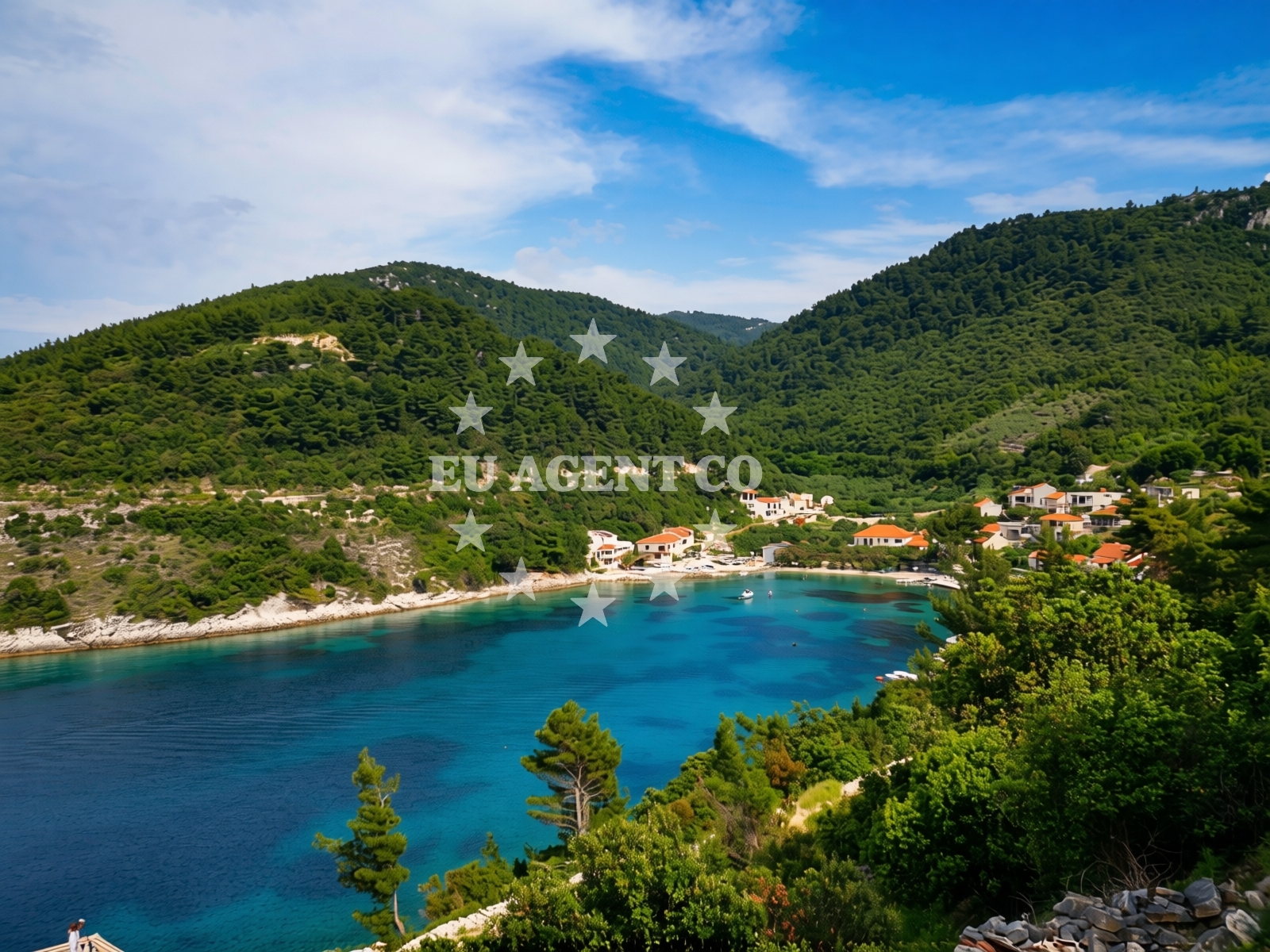 Sea and coastal view of Babina beach in Danca-Babina bb, Blato