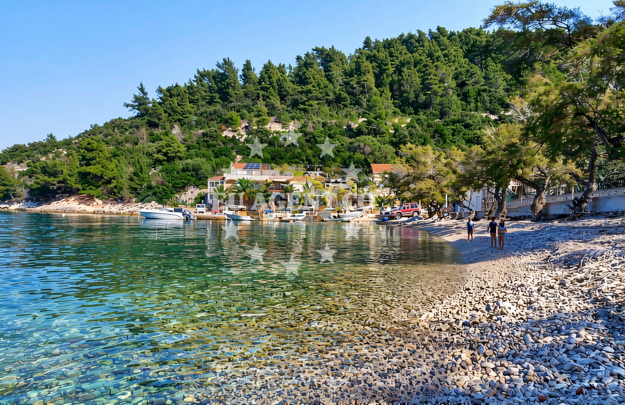 Additional view of Babina beach in Danca-Babina bb, Blato