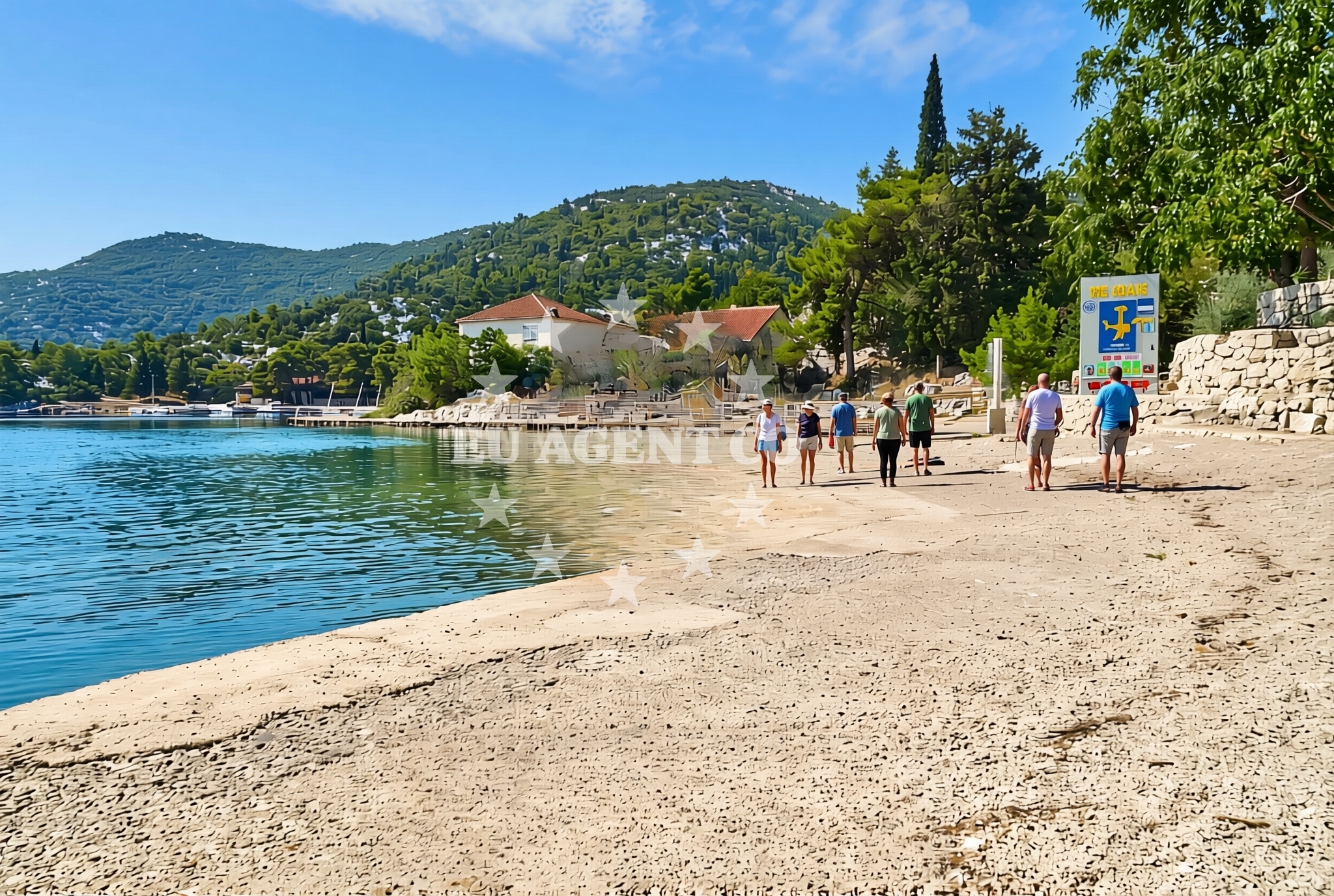 Overview of Baćina, Baćina Beach in Baćina