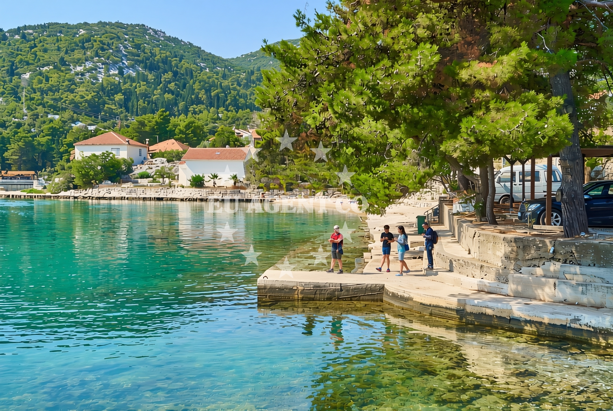 Additional view of Baćina: beaches and coves (2) in Baćina
