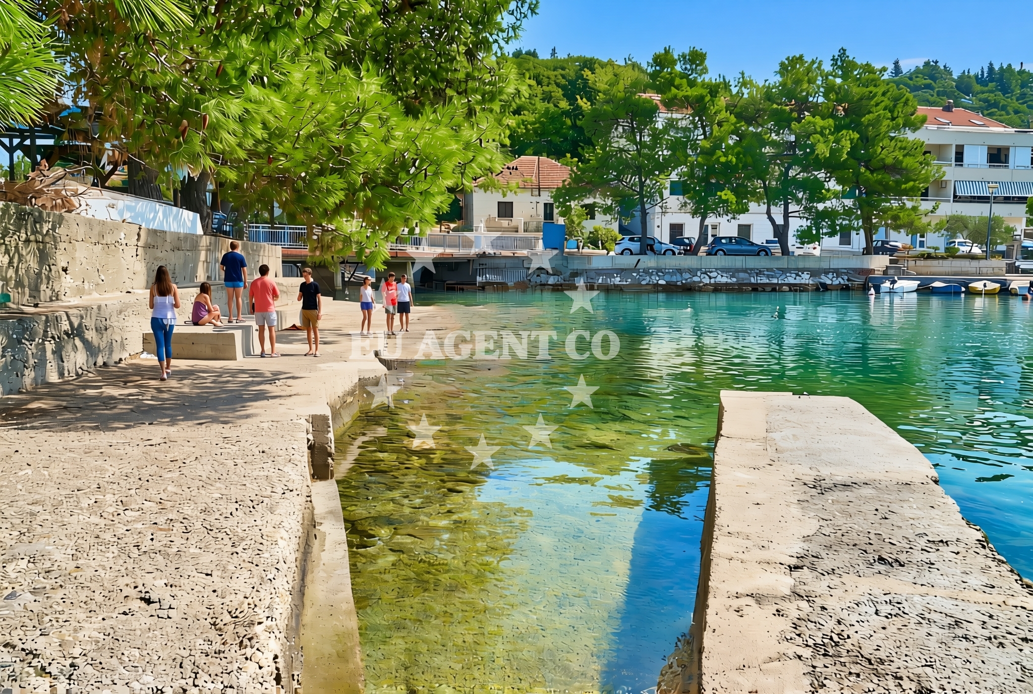 Additional view of Baćina: beaches and coves (2) in Baćina