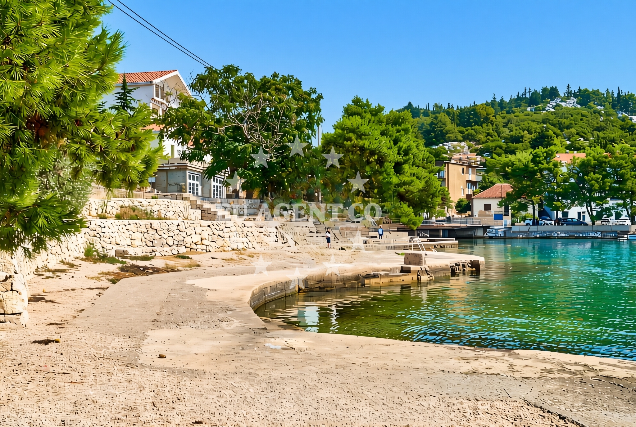 Additional view of Baćina: beaches and coves (2) in Baćina