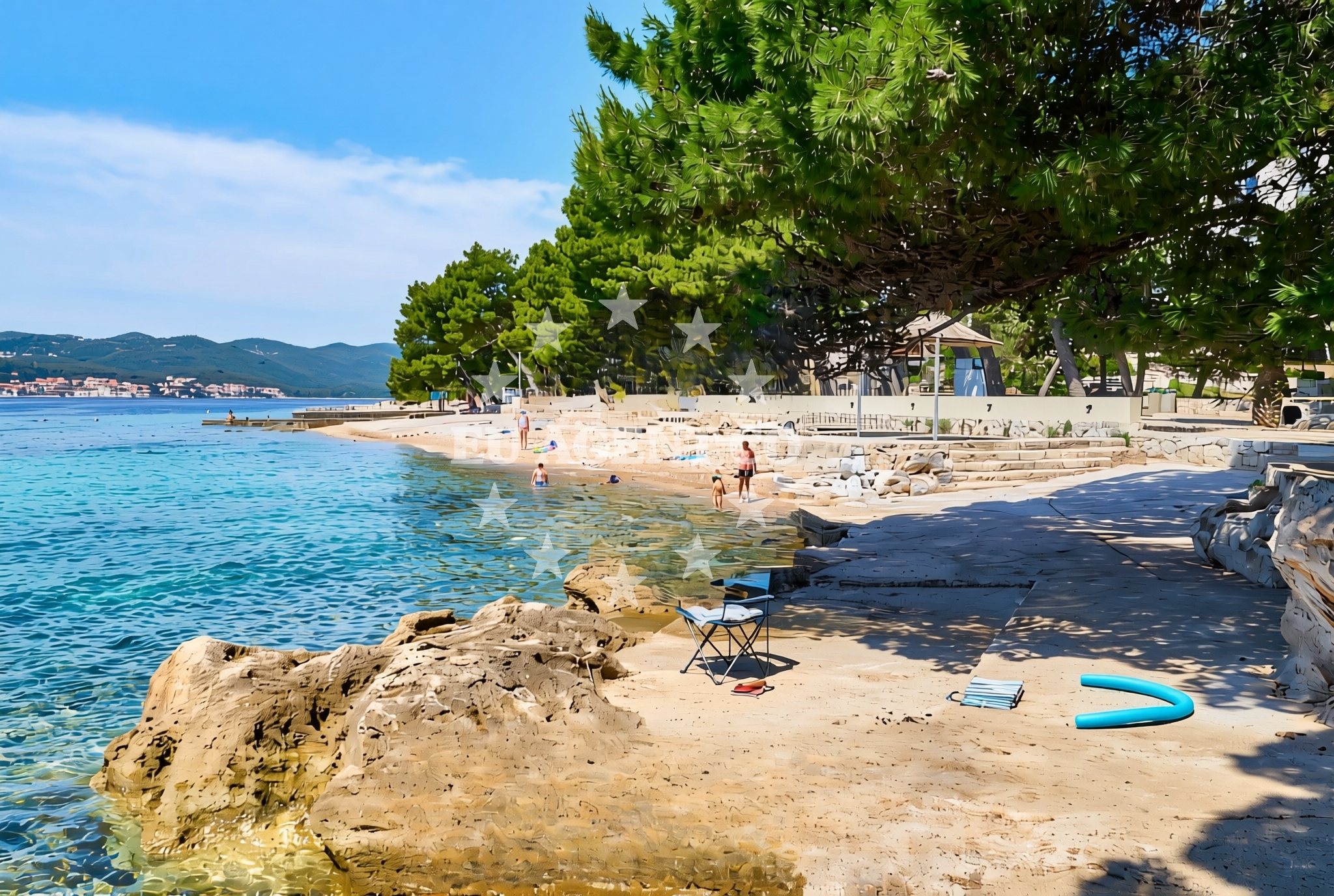 Additional view of Bacva beach in Sveti Križ, Orebić