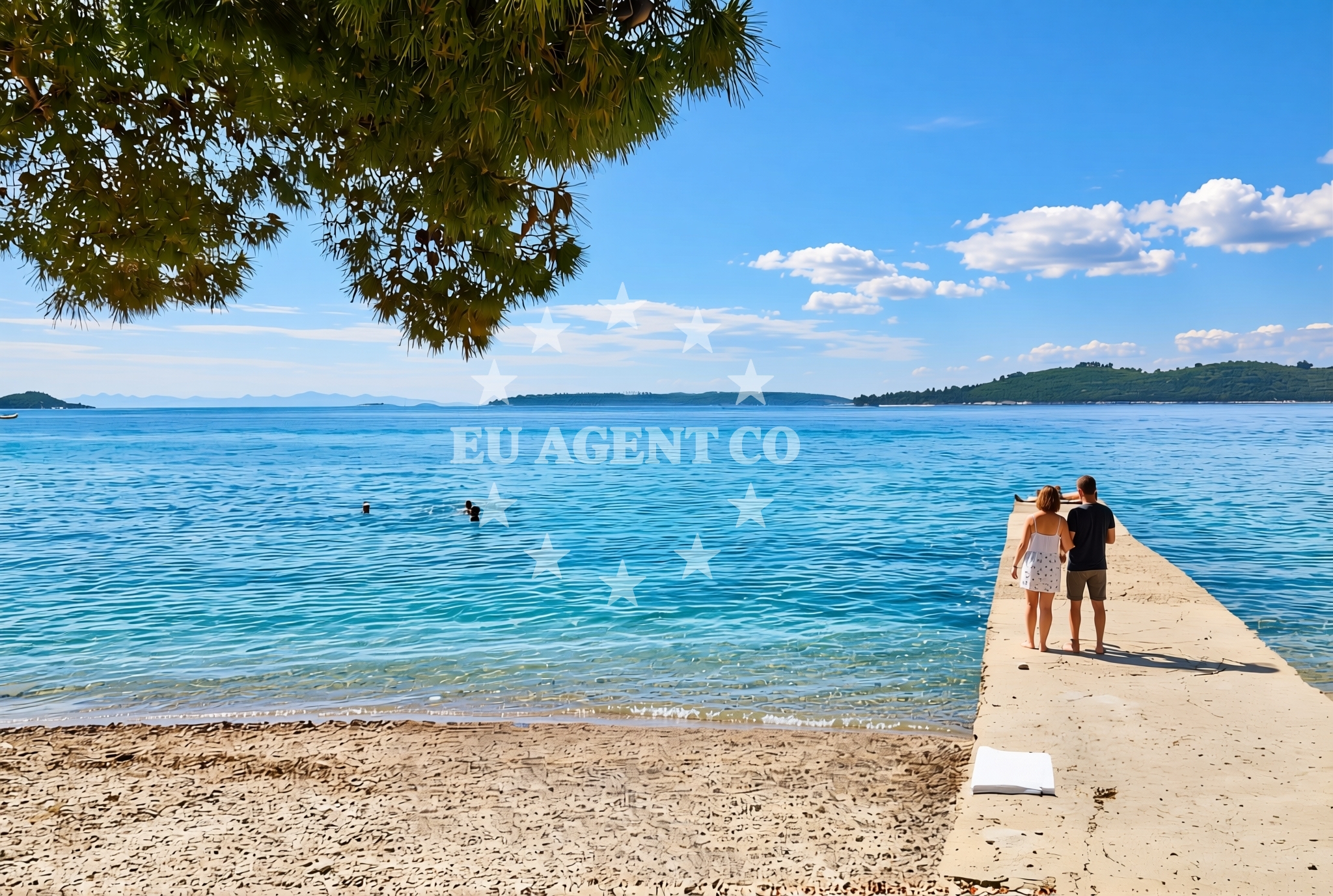 Additional view of Bacva beach in Sveti Križ, Orebić