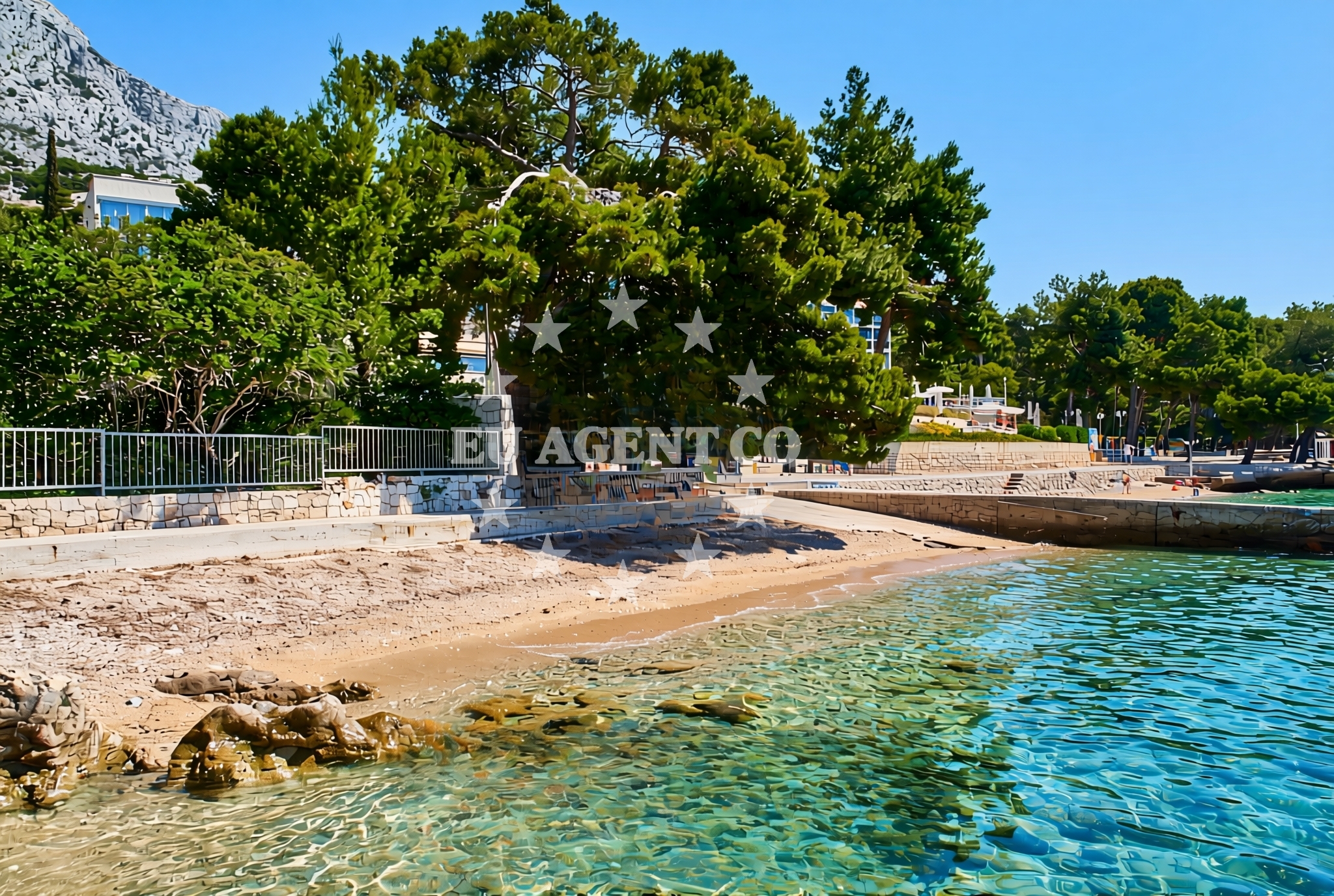 Additional view of Bacva beach in Sveti Križ, Orebić