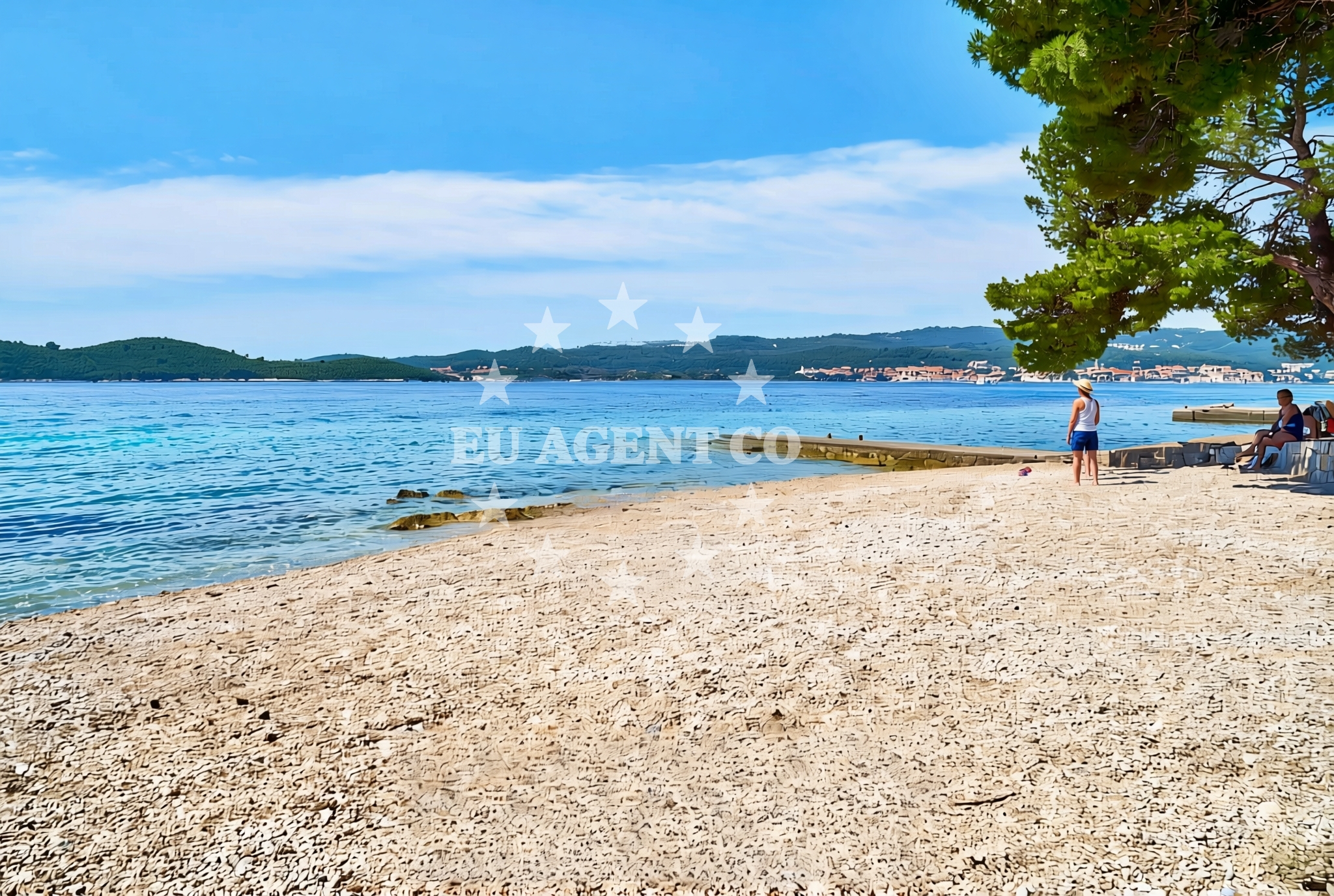 Additional view of Bacva beach in Sveti Križ, Orebić