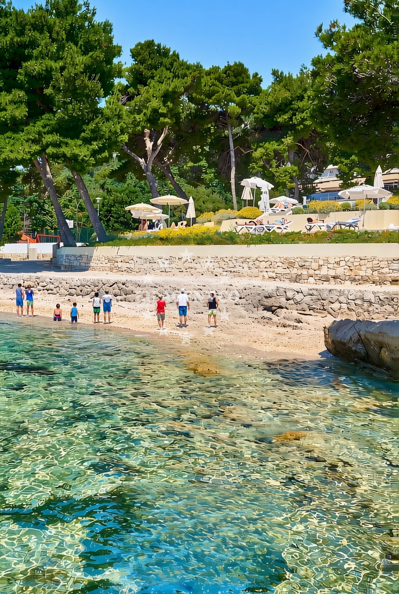 Additional view of Bacva beach in Sveti Križ, Orebić