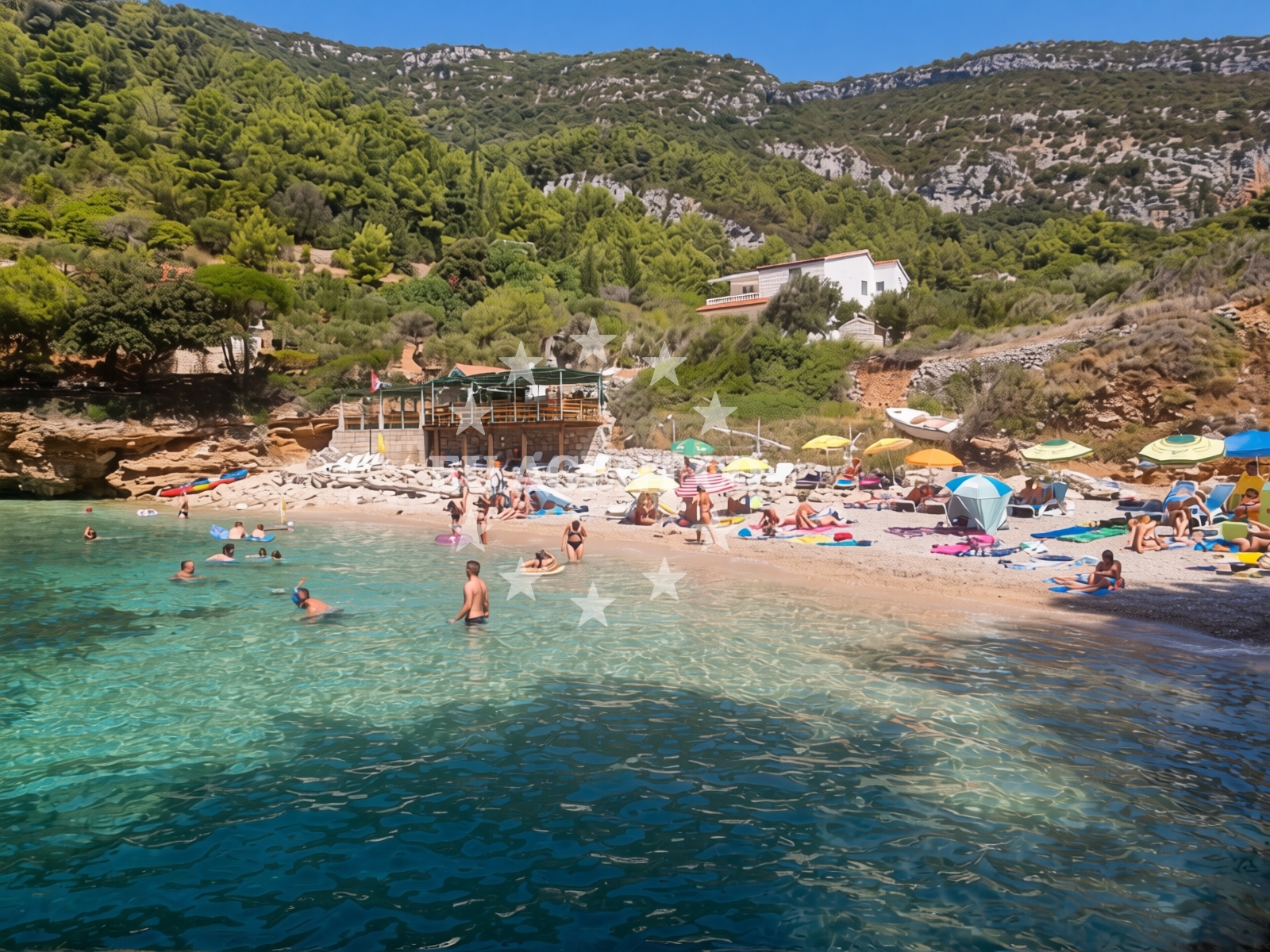 Additional view of Bacva Beach in Pupnat 218, Pupnat